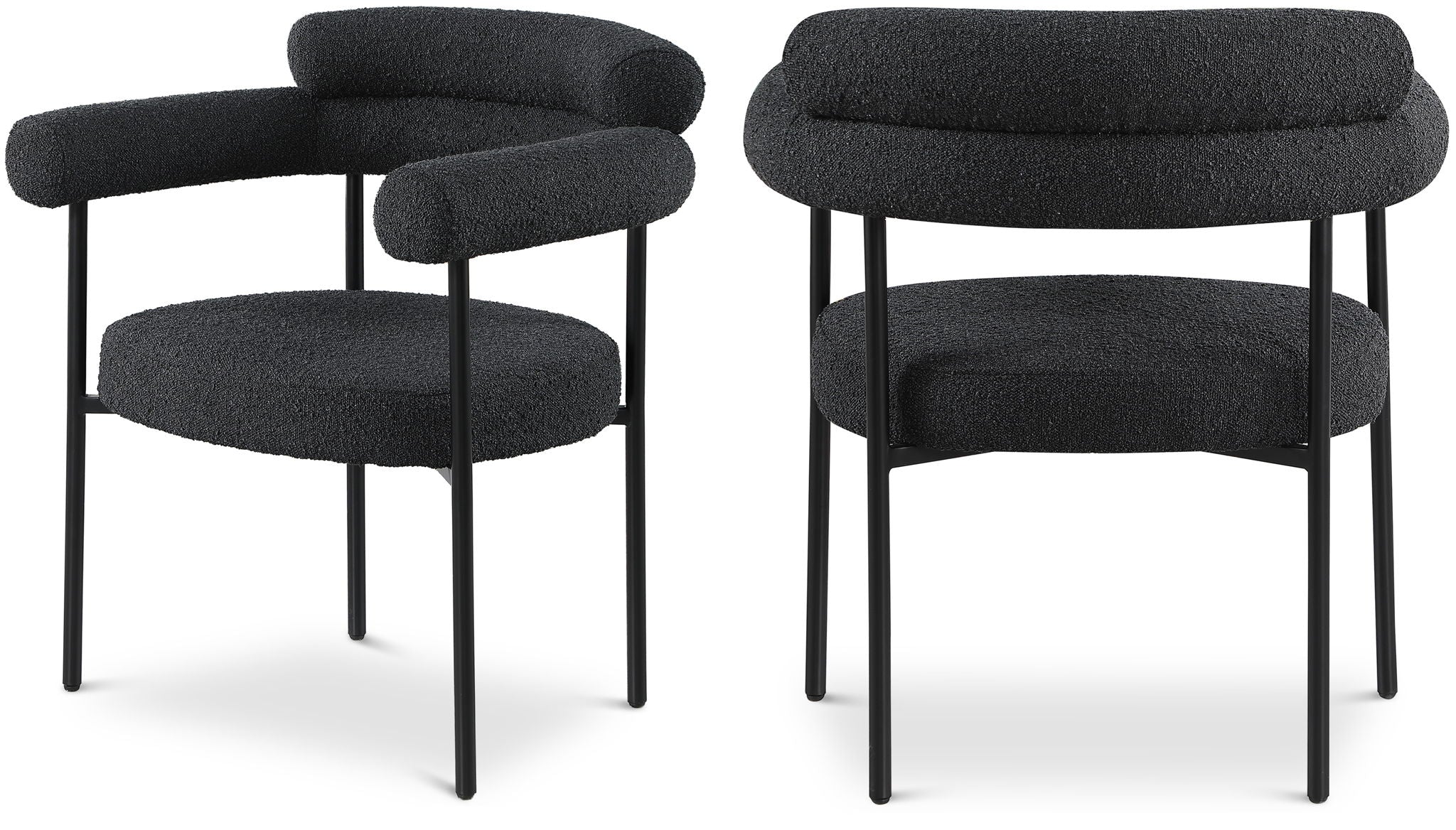 Blake - Dining Chair With Black Legs (Set of 2)