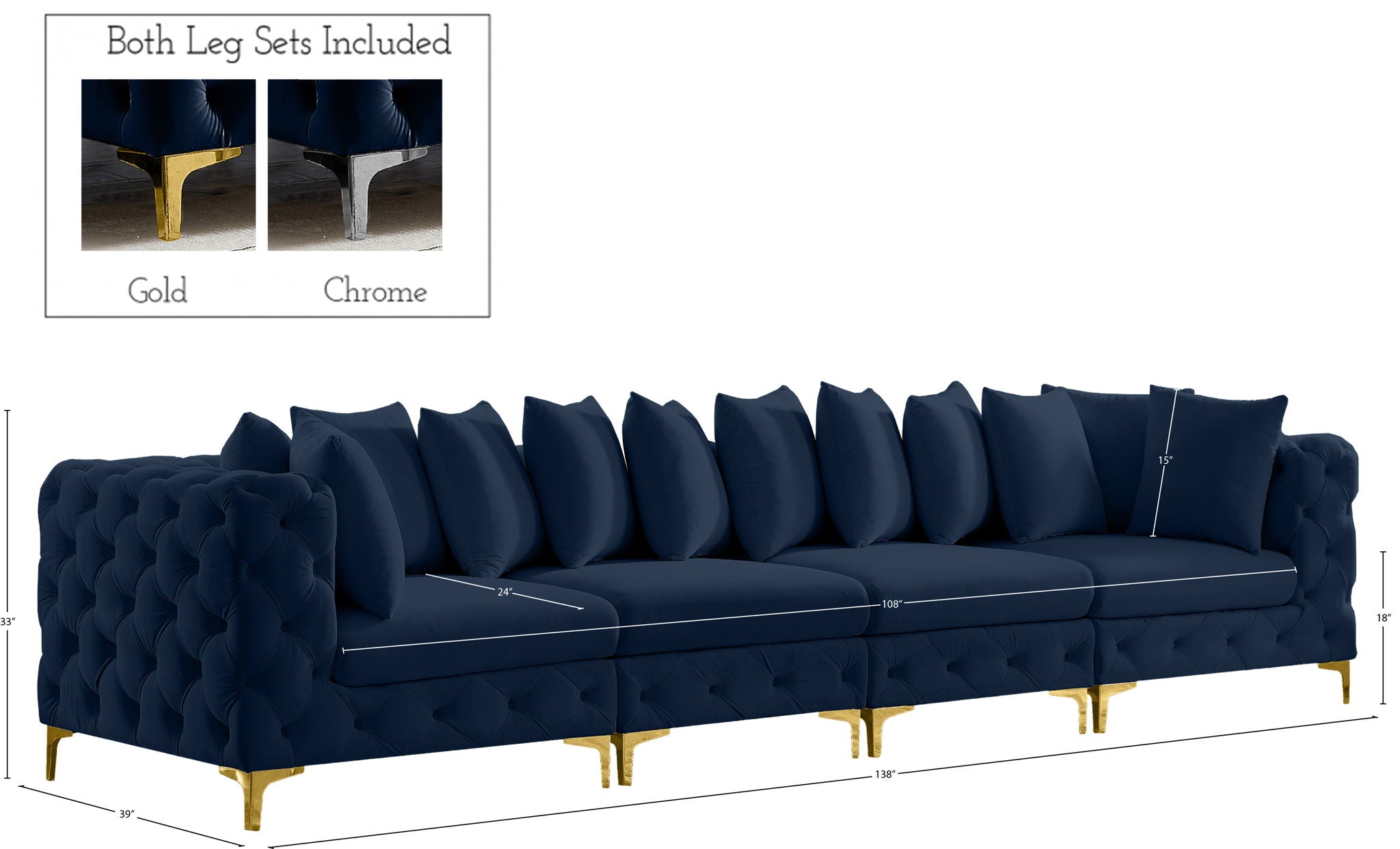 Tremblay - Modular Sofa - 4 Seats