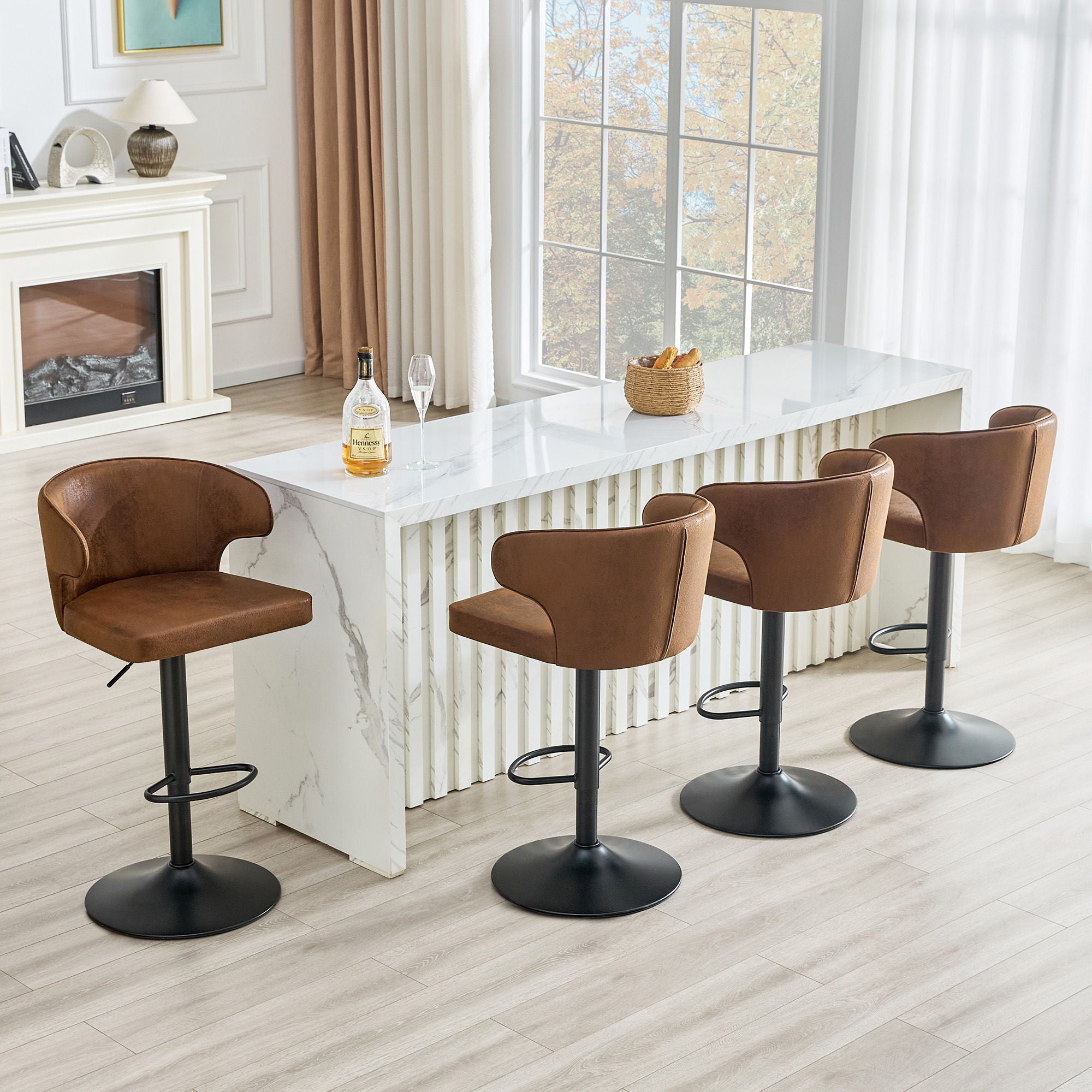 Adjustable Swivel Bar Chair