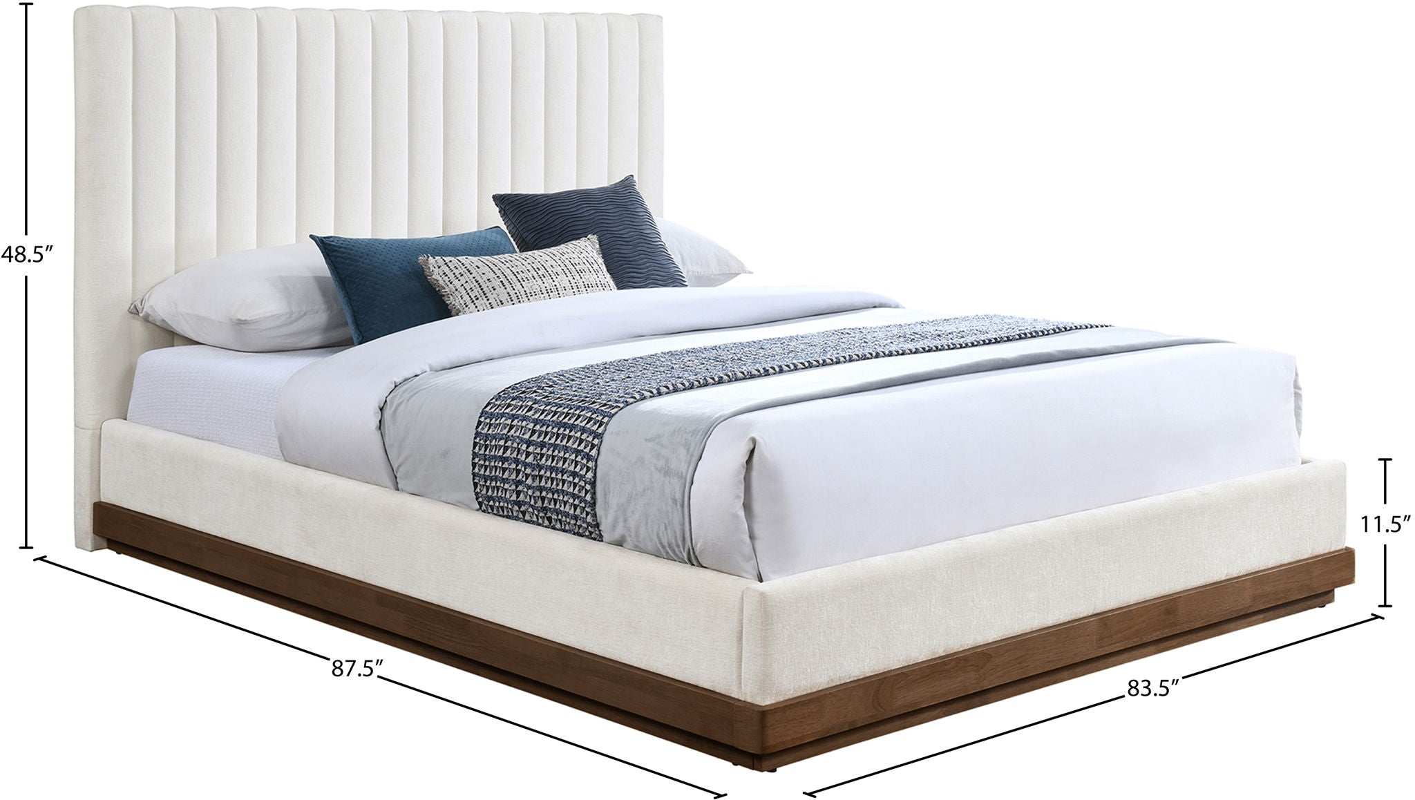 Emmet - Bed - Dark Brown Base