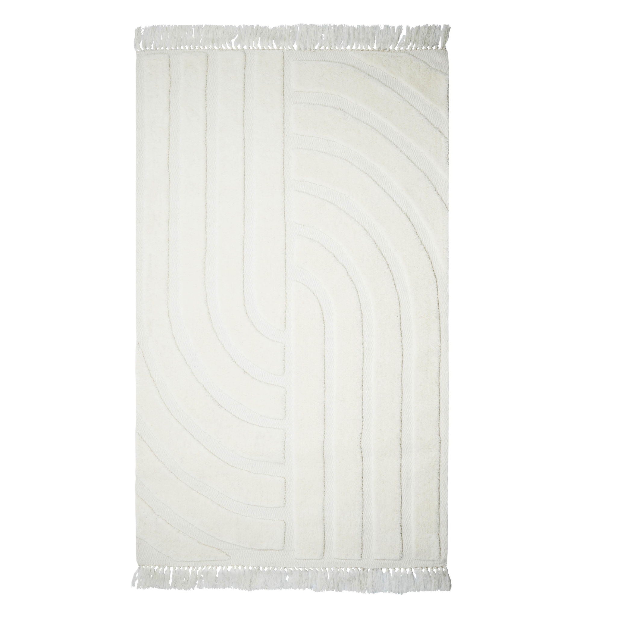 Loop - 5' x 8' Area Rug - White
