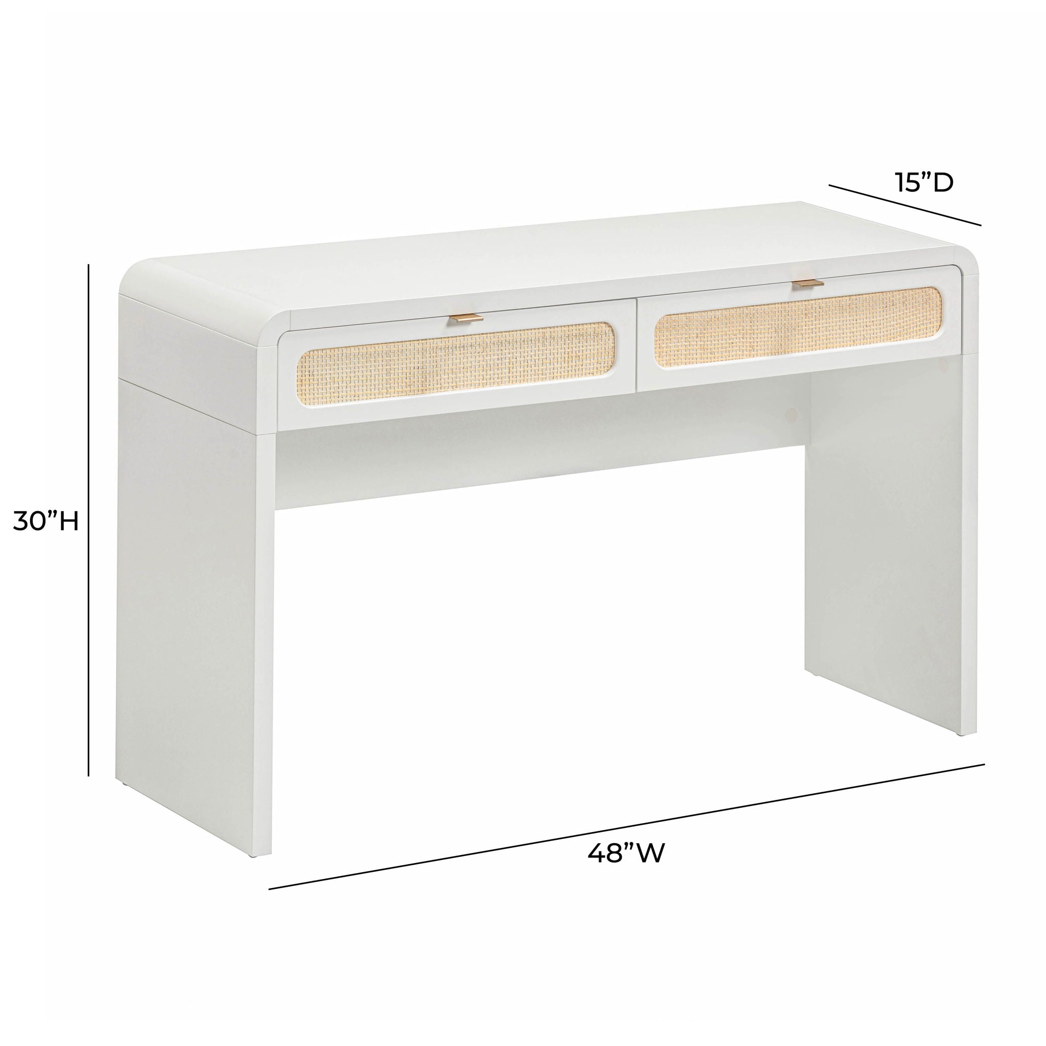 Patty - Rattan Console Desk