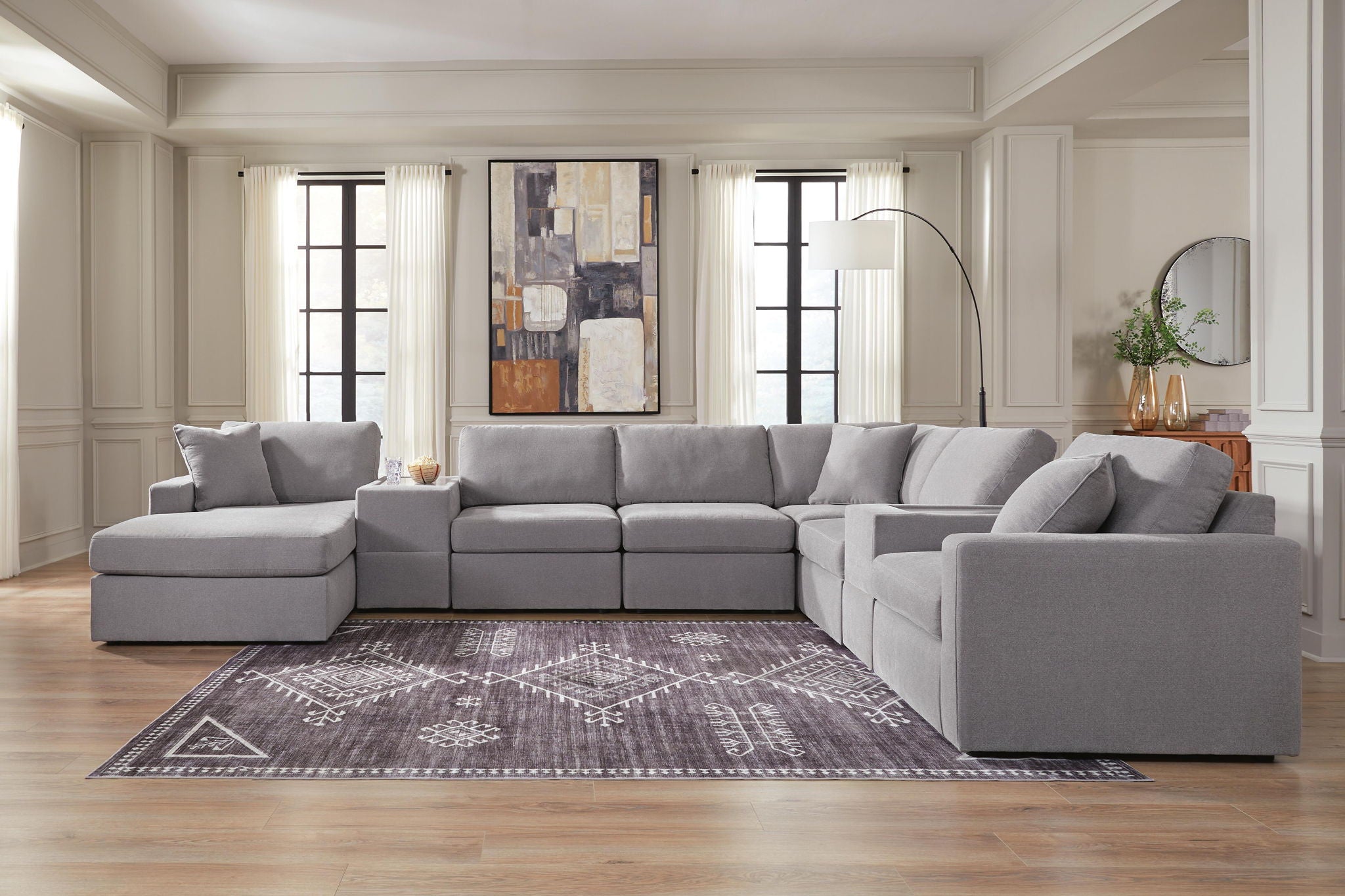 Modmax - U-Shaped Sectional - Granite