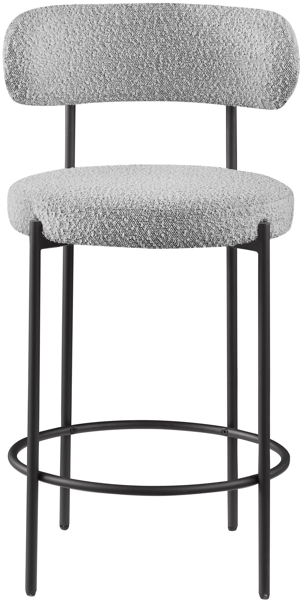 Beacon - Boucle Fabric Stool (Set of 2)