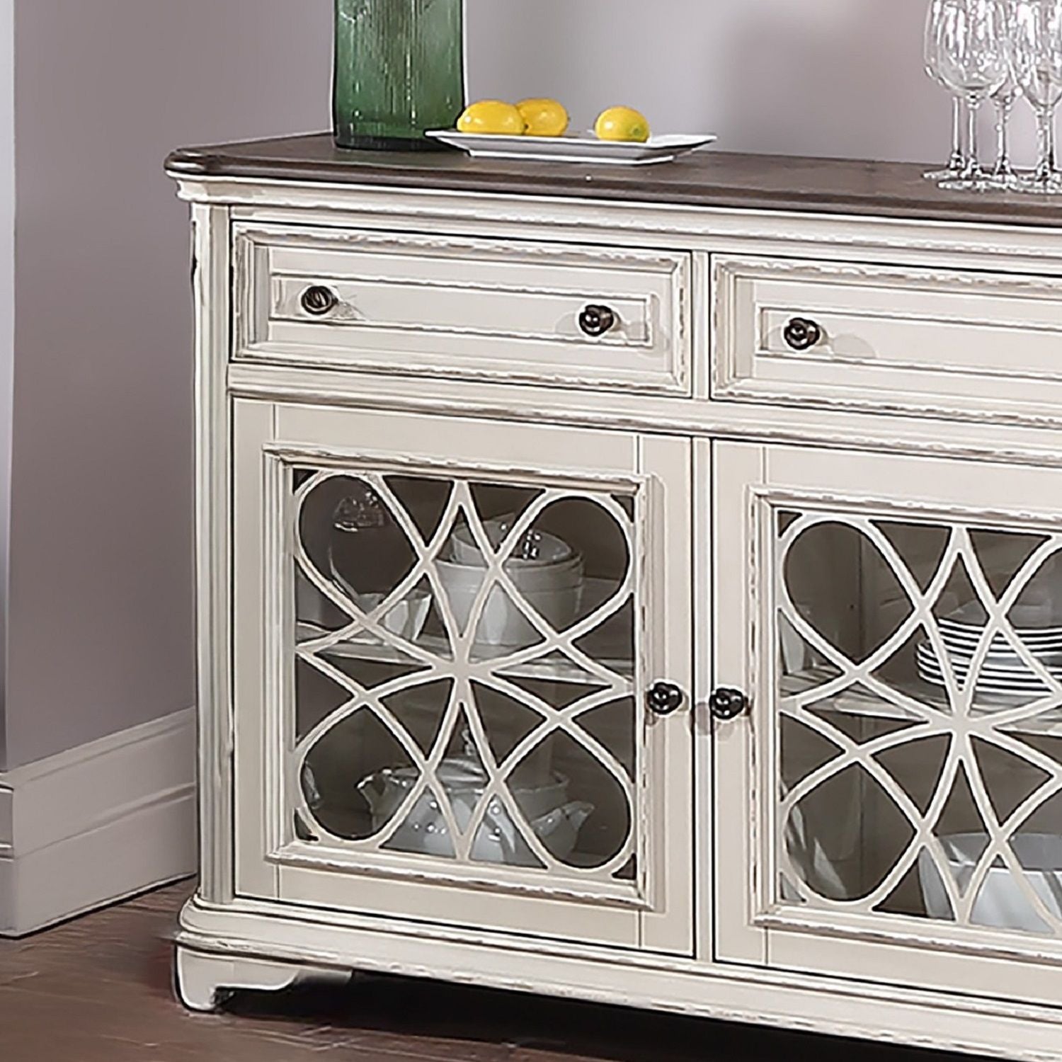 Server Drawers Storage Cabinet For Dining Room