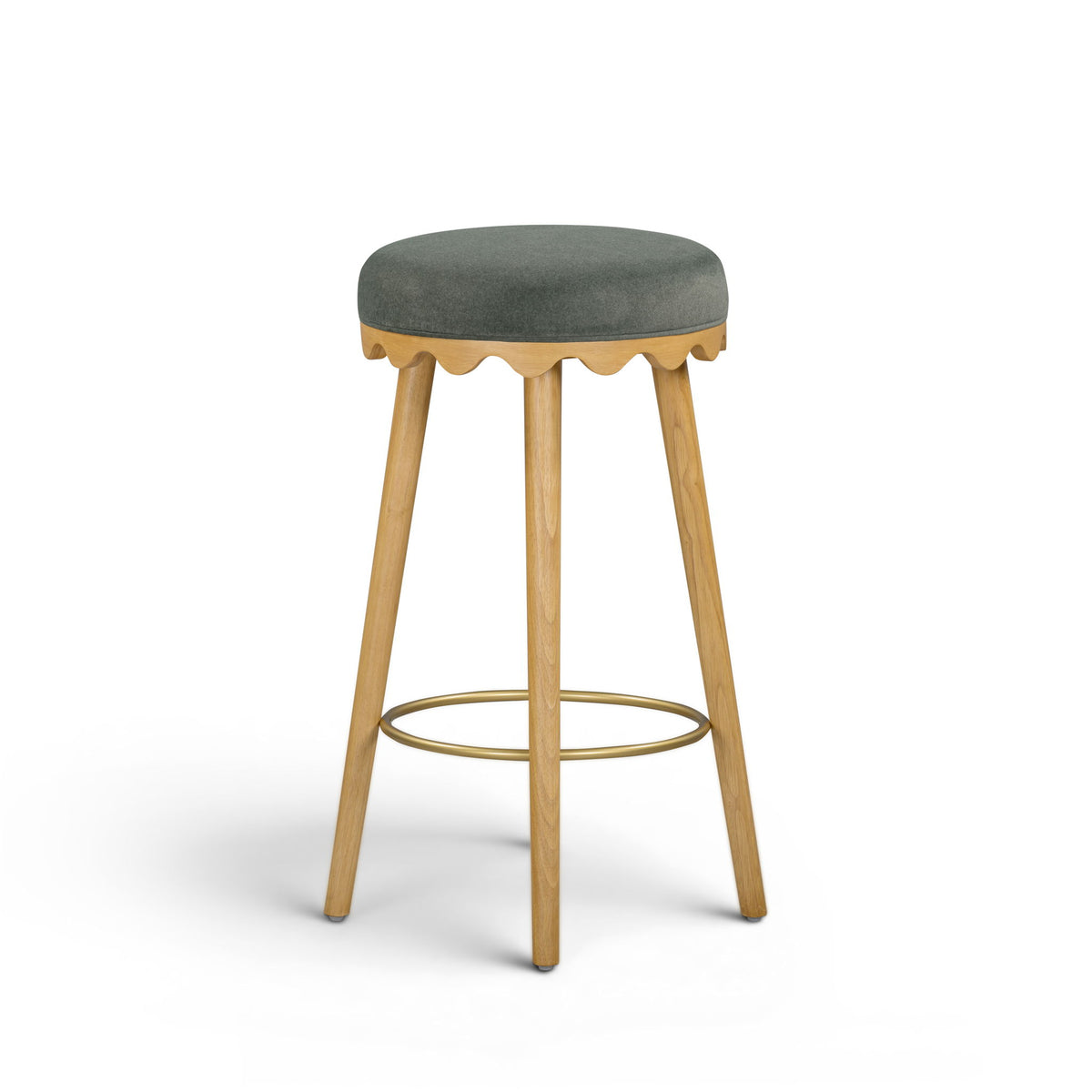 Oodle - Performance Vegan Mohair Stool