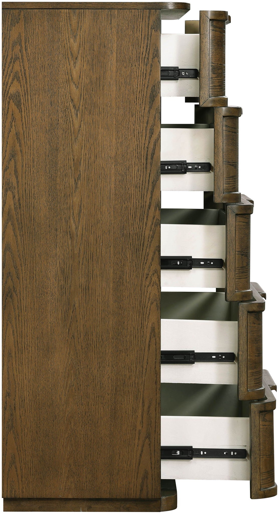 Tiberio - Oak Veneer And Solid Wood Chest
