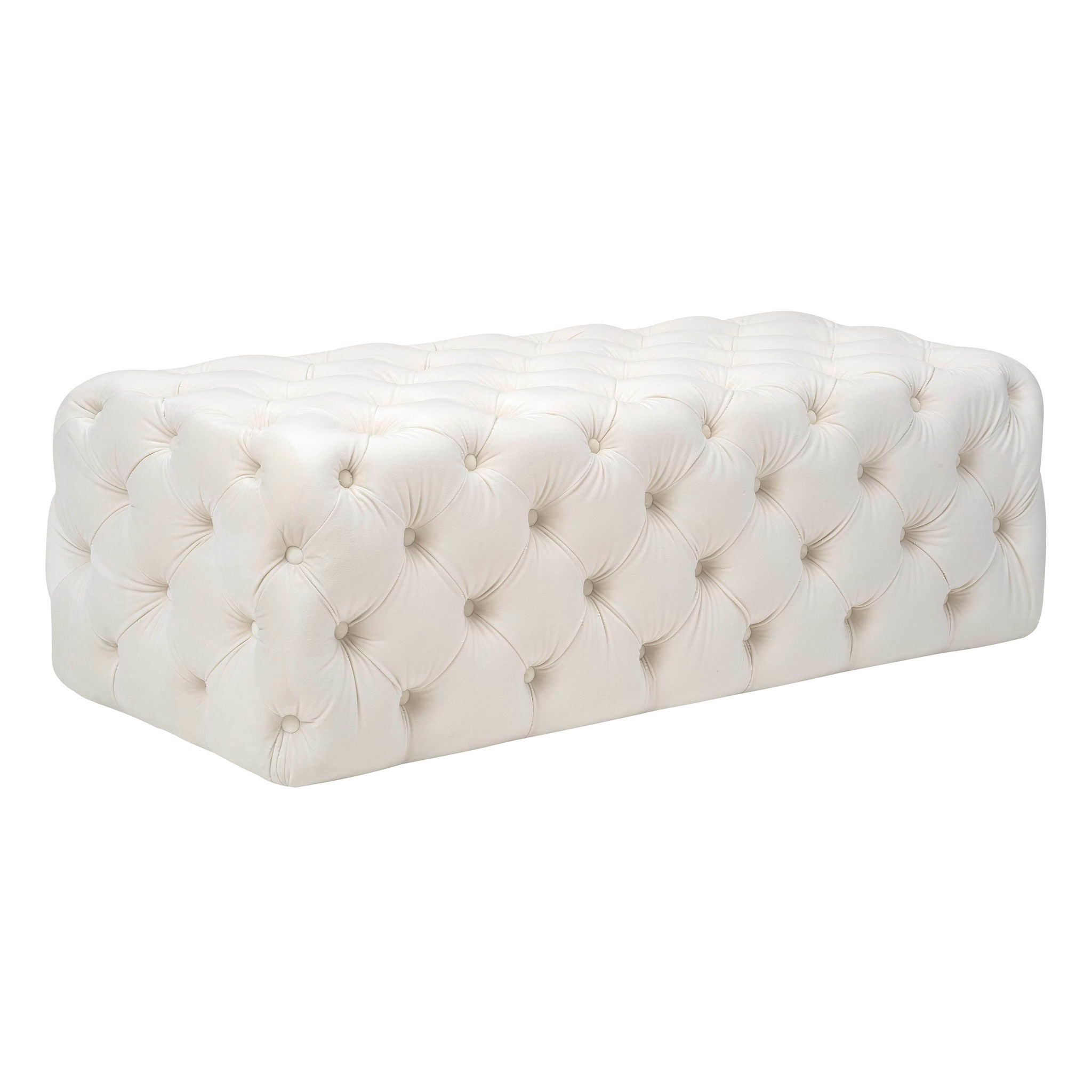 Kaylee - Velvet Ottoman