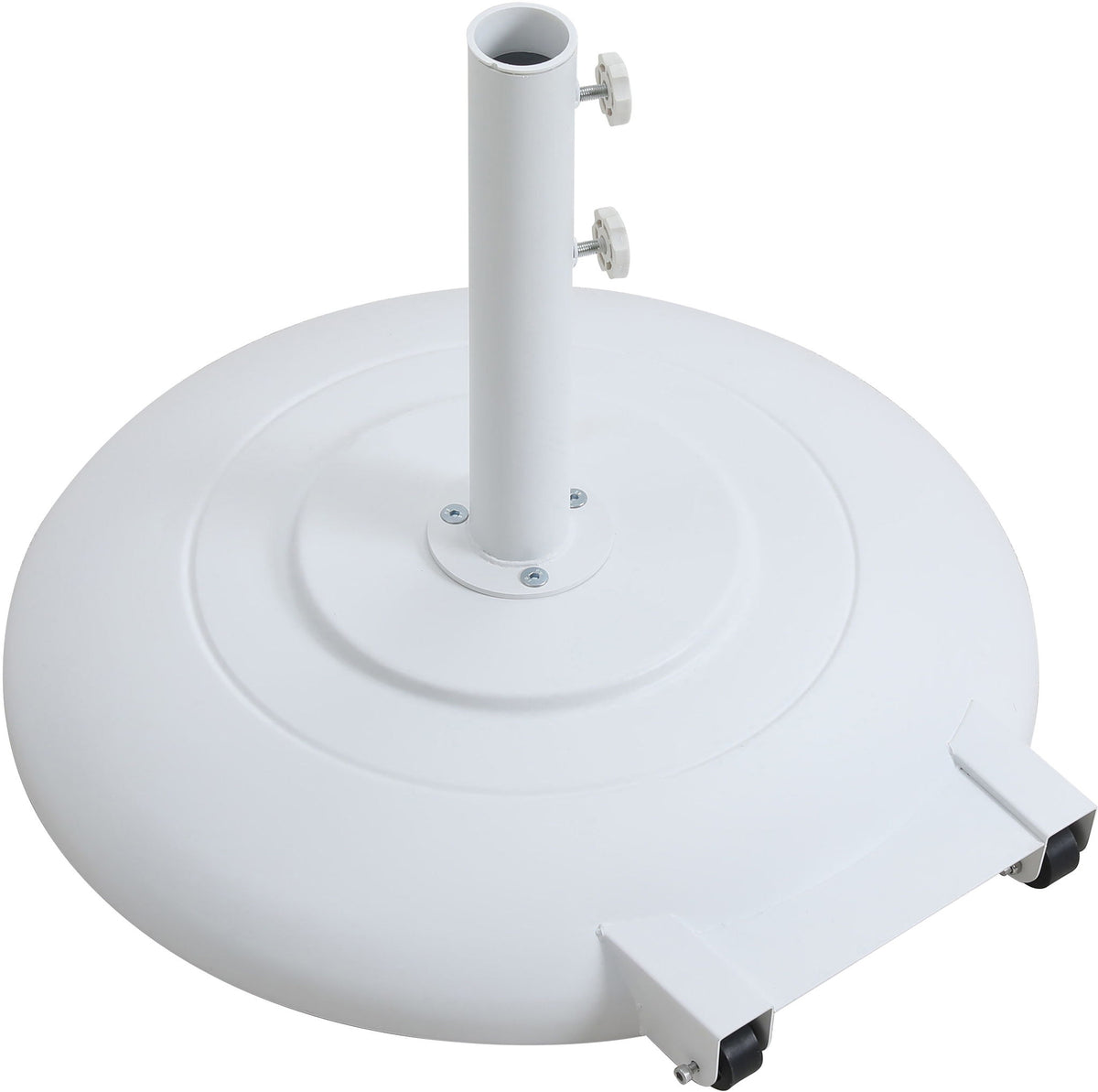 Amalfi - Patio Umbrella - White Base / White Pole