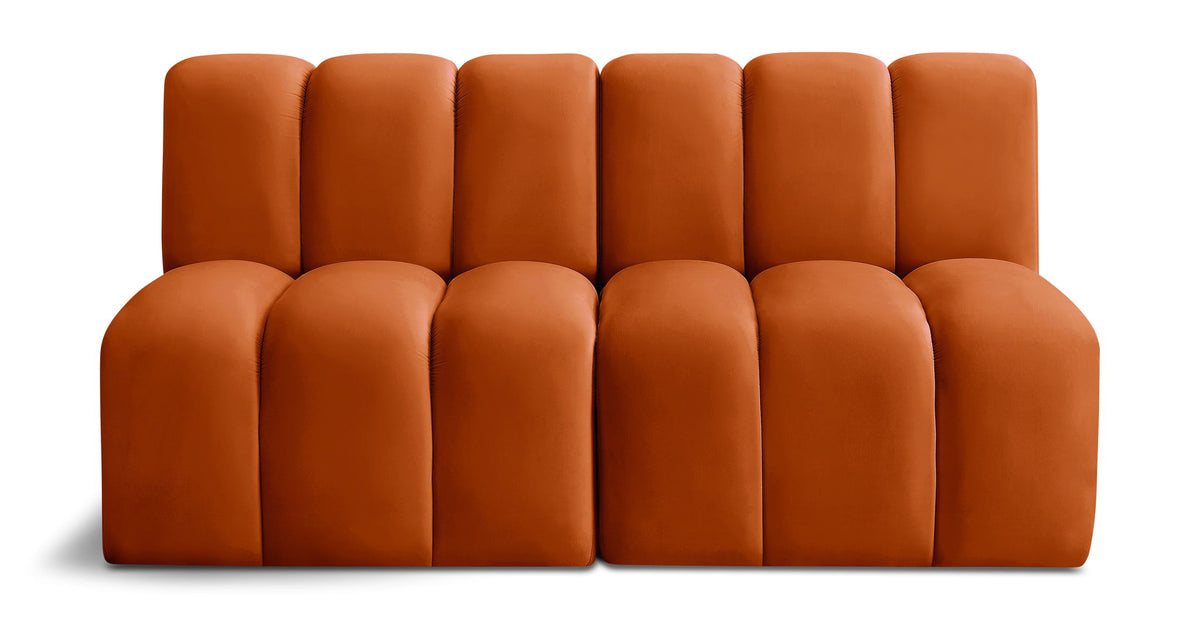 Arc - Velvet 2 Seats Modular Sofa