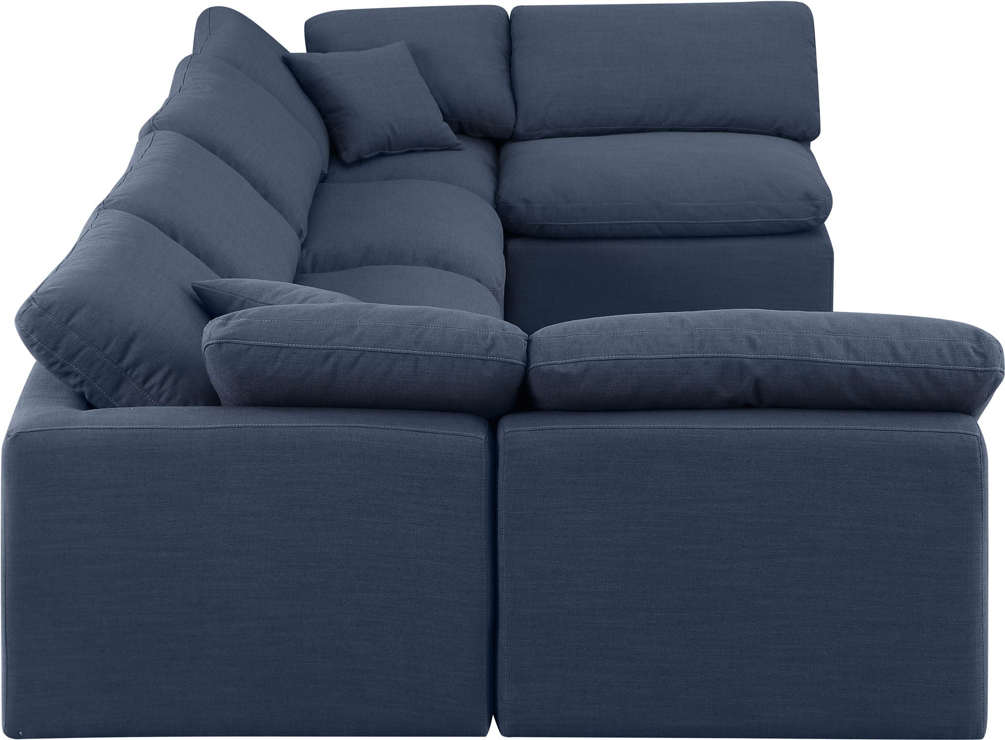 Indulge - Linen 6 Piece Modular U-Shaped Sectional