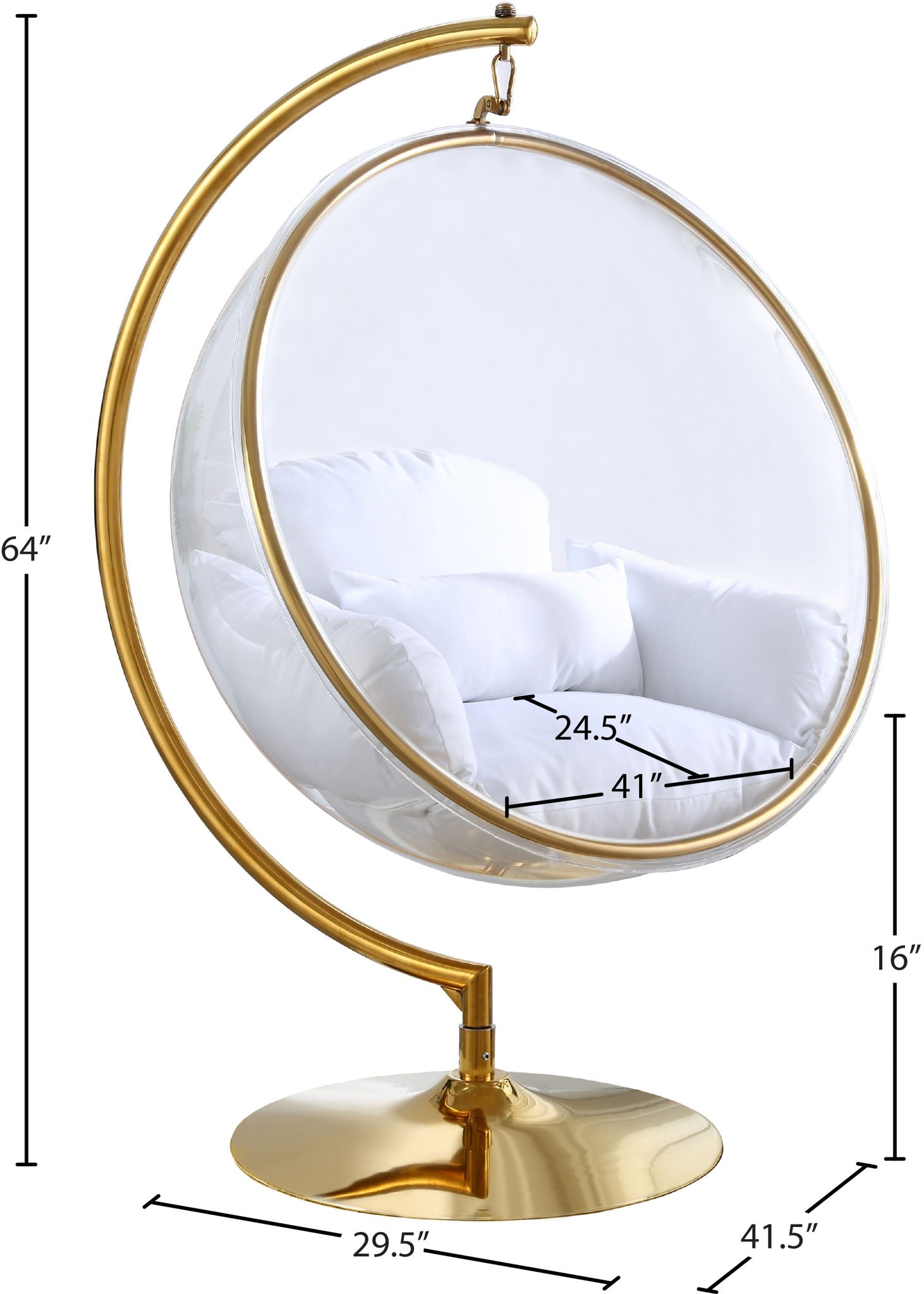 Luna - Swing Bubble Accent Chair