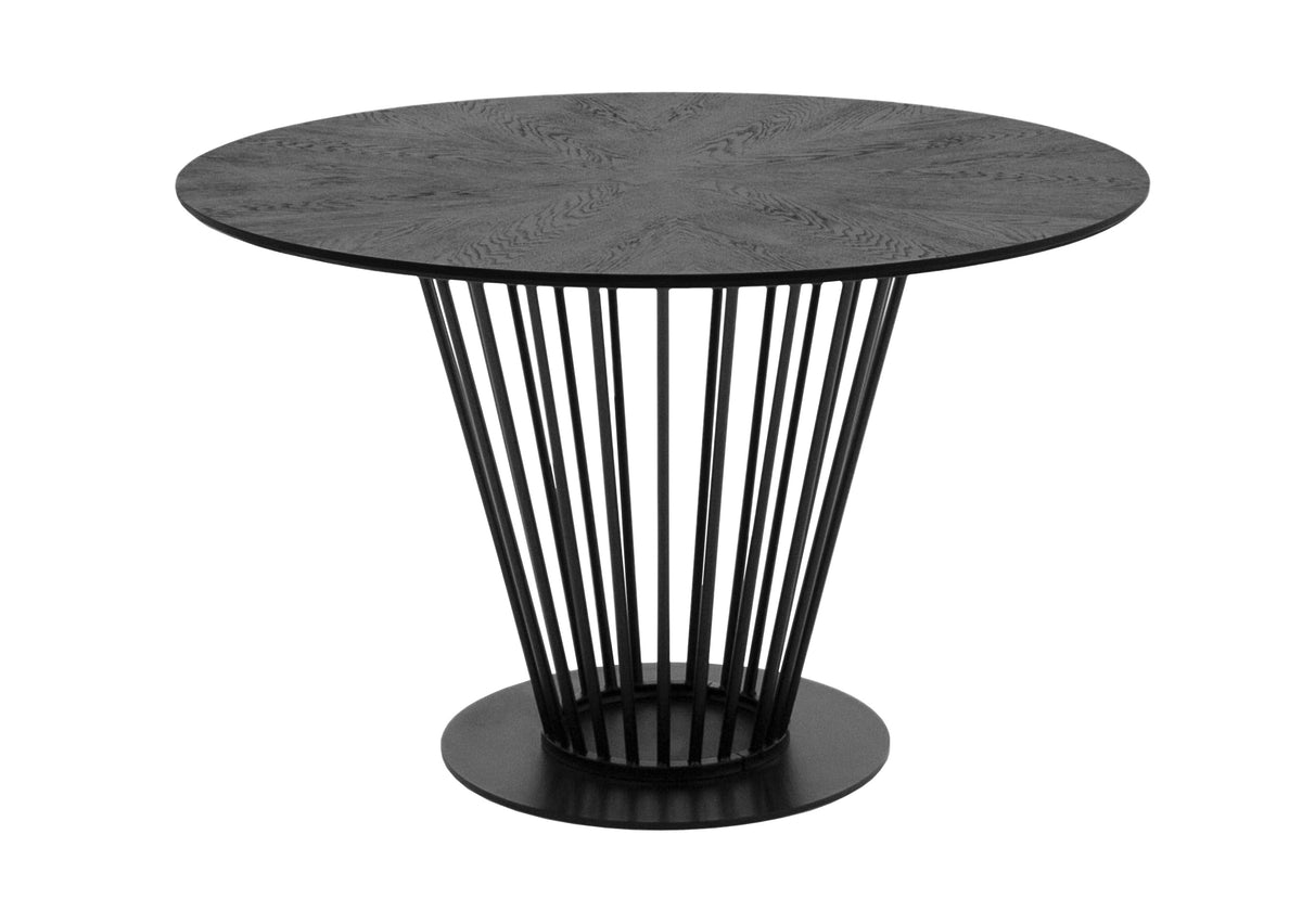 Conroy + Luzerne - Modern Black + Pink Dining Table Set - original 1