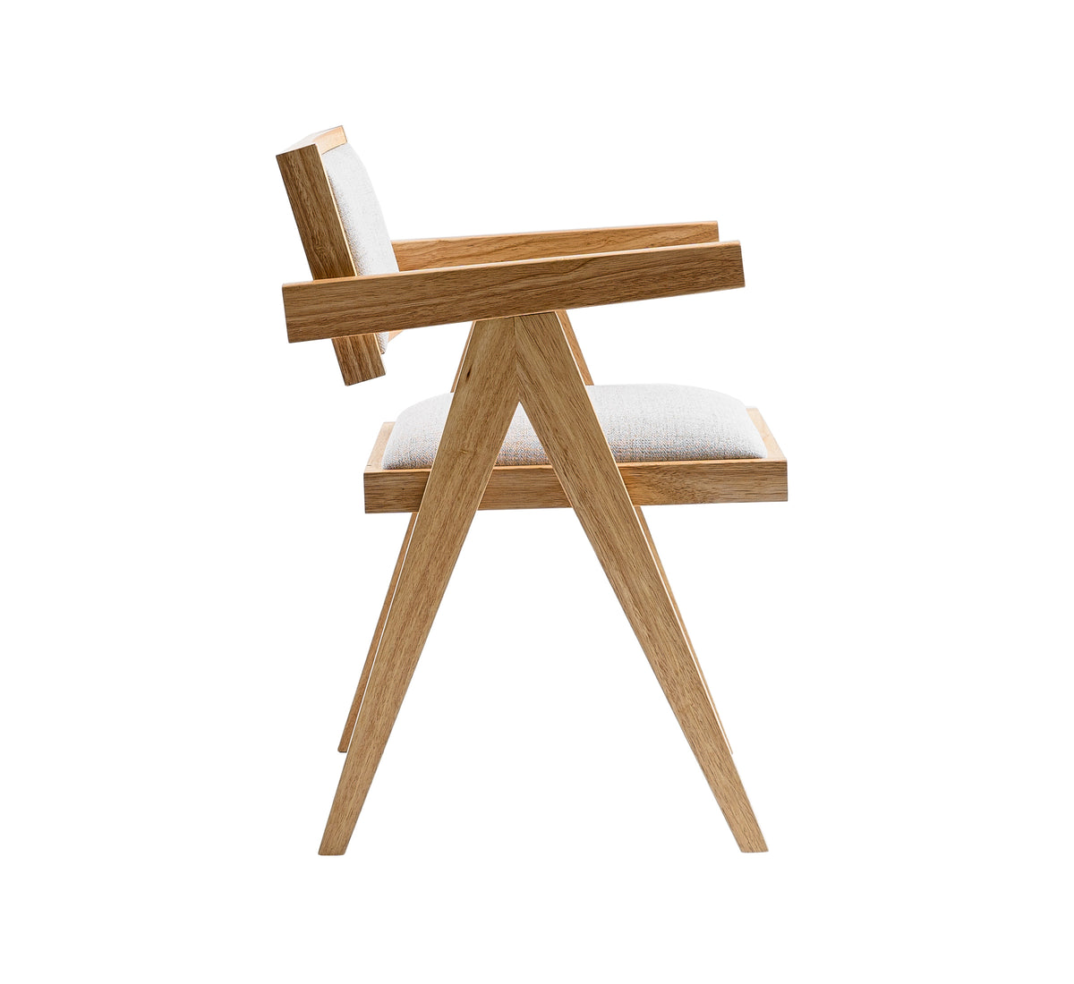 Fern - Modern Natural and Beige Dining Chair Set of 2