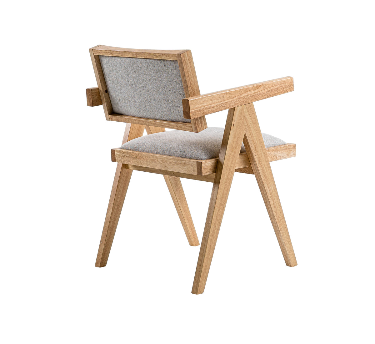 Fern - Modern Natural and Beige Dining Chair Set of 2