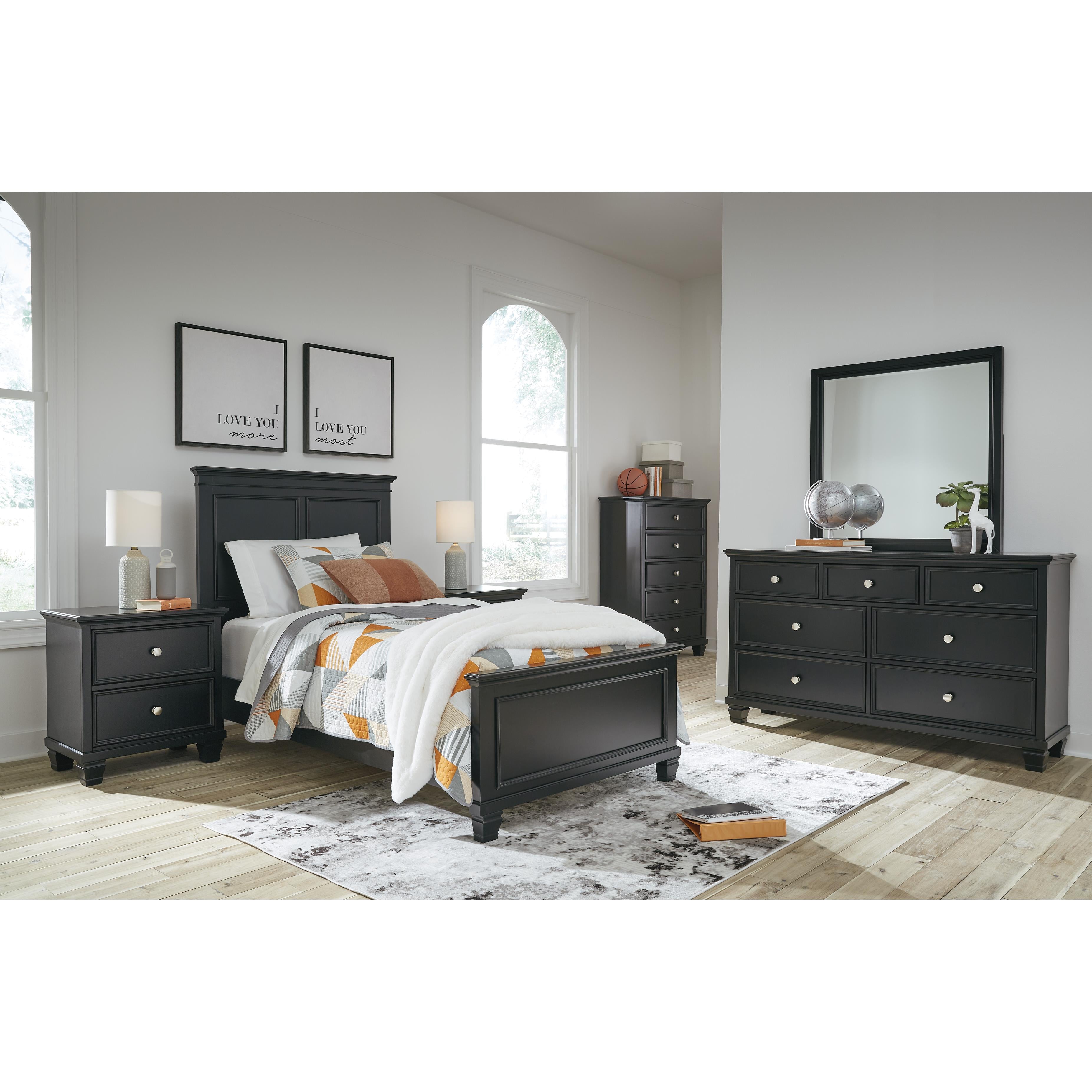 Diamond Modern Furniture Exclusive Design Lanolee Dresser Mirror B687-36 IMAGE 9