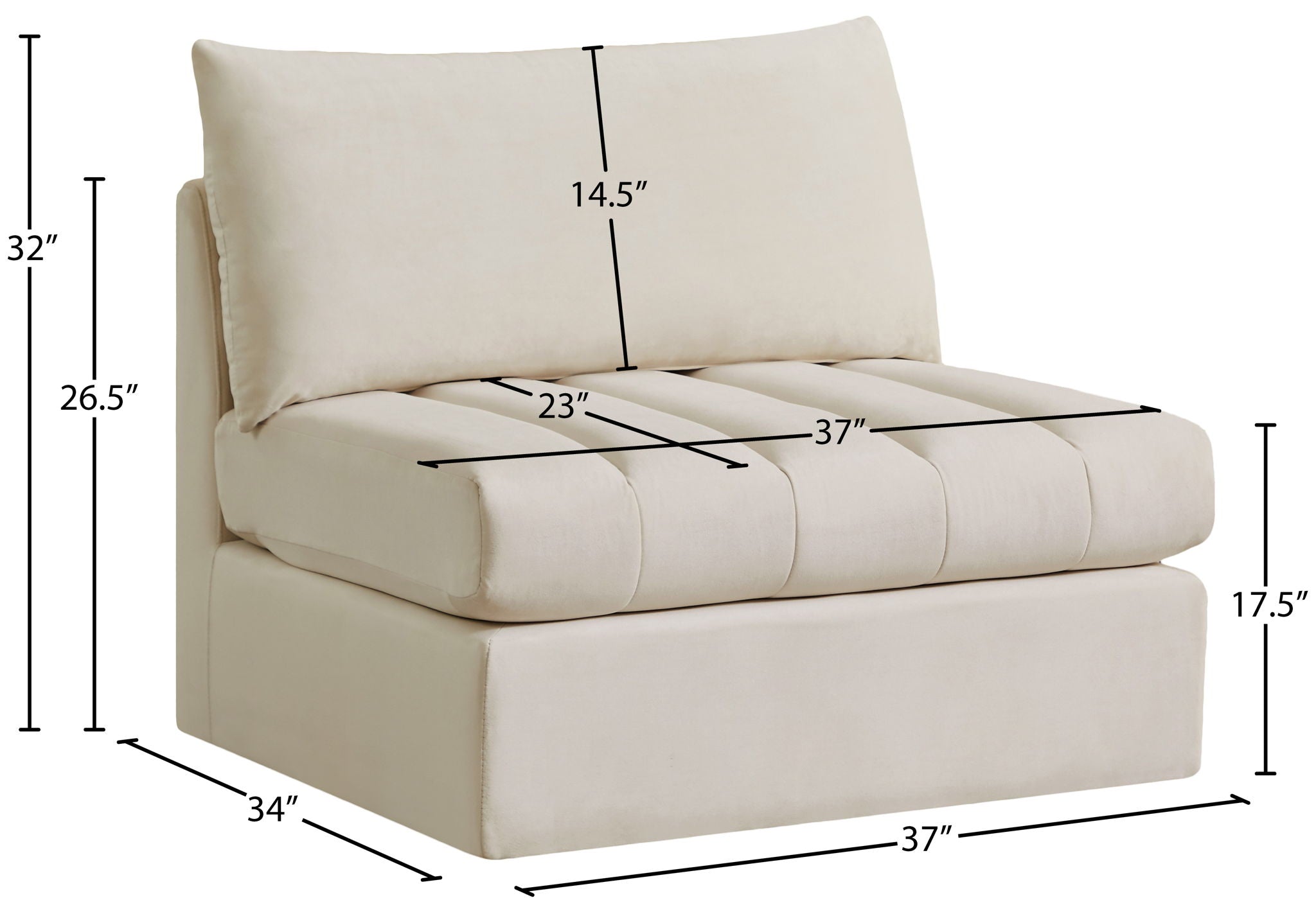 Jacob - Armless Chair