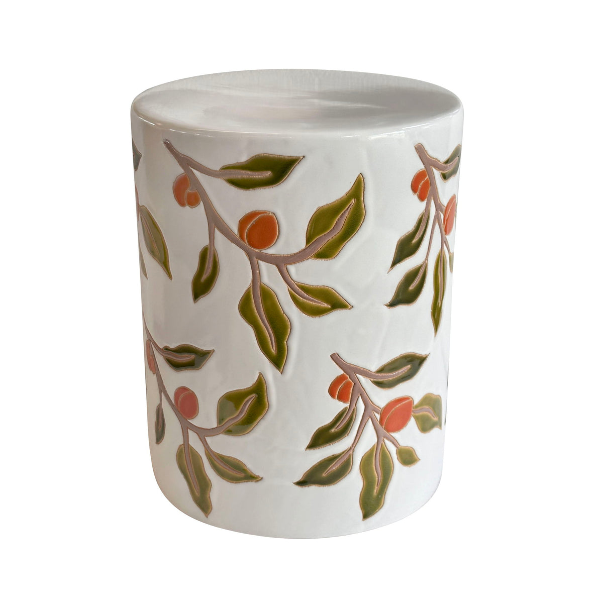 Tempest - Ceramic Table - Orange Citrus