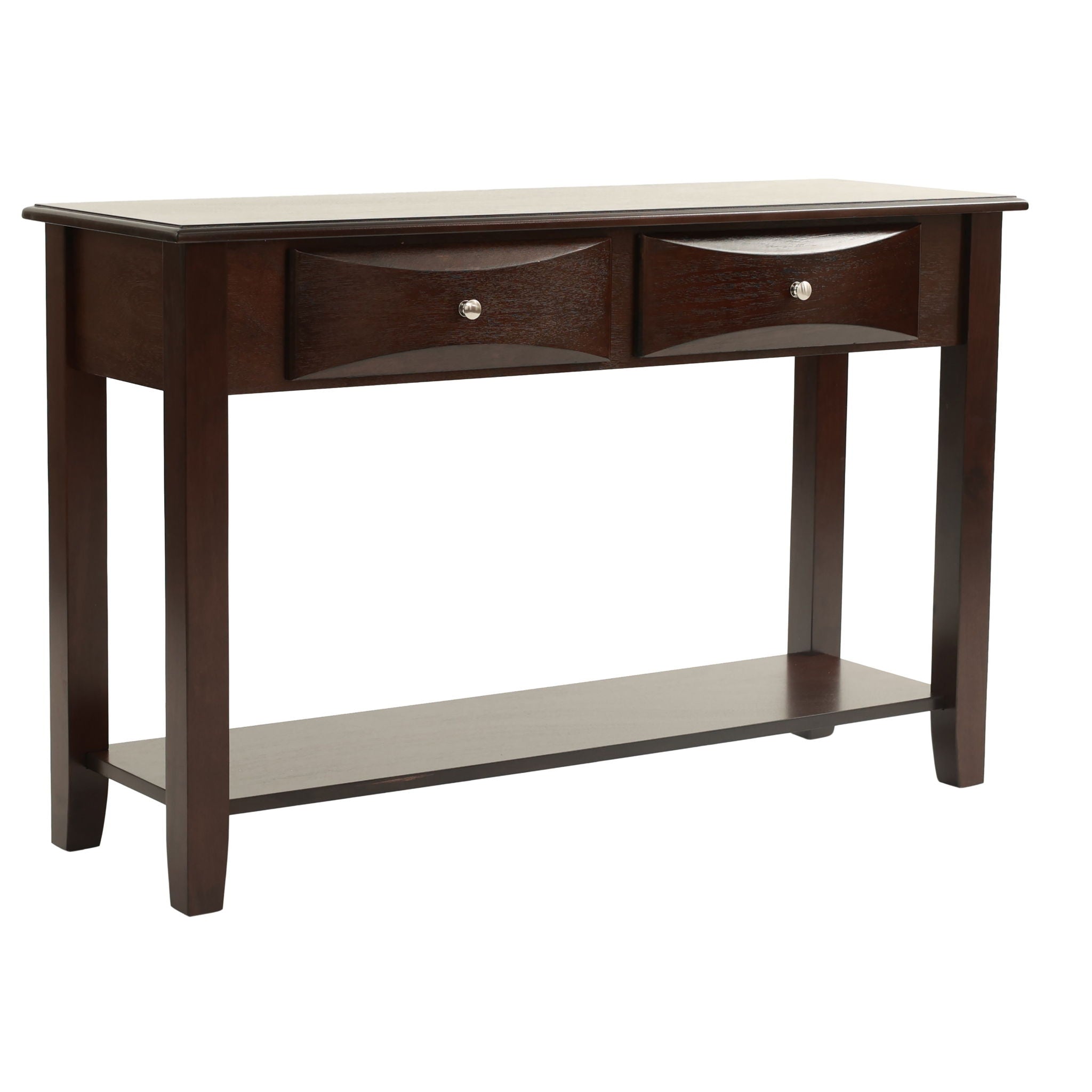 Table Set With Drawers And Open Shelf Storage