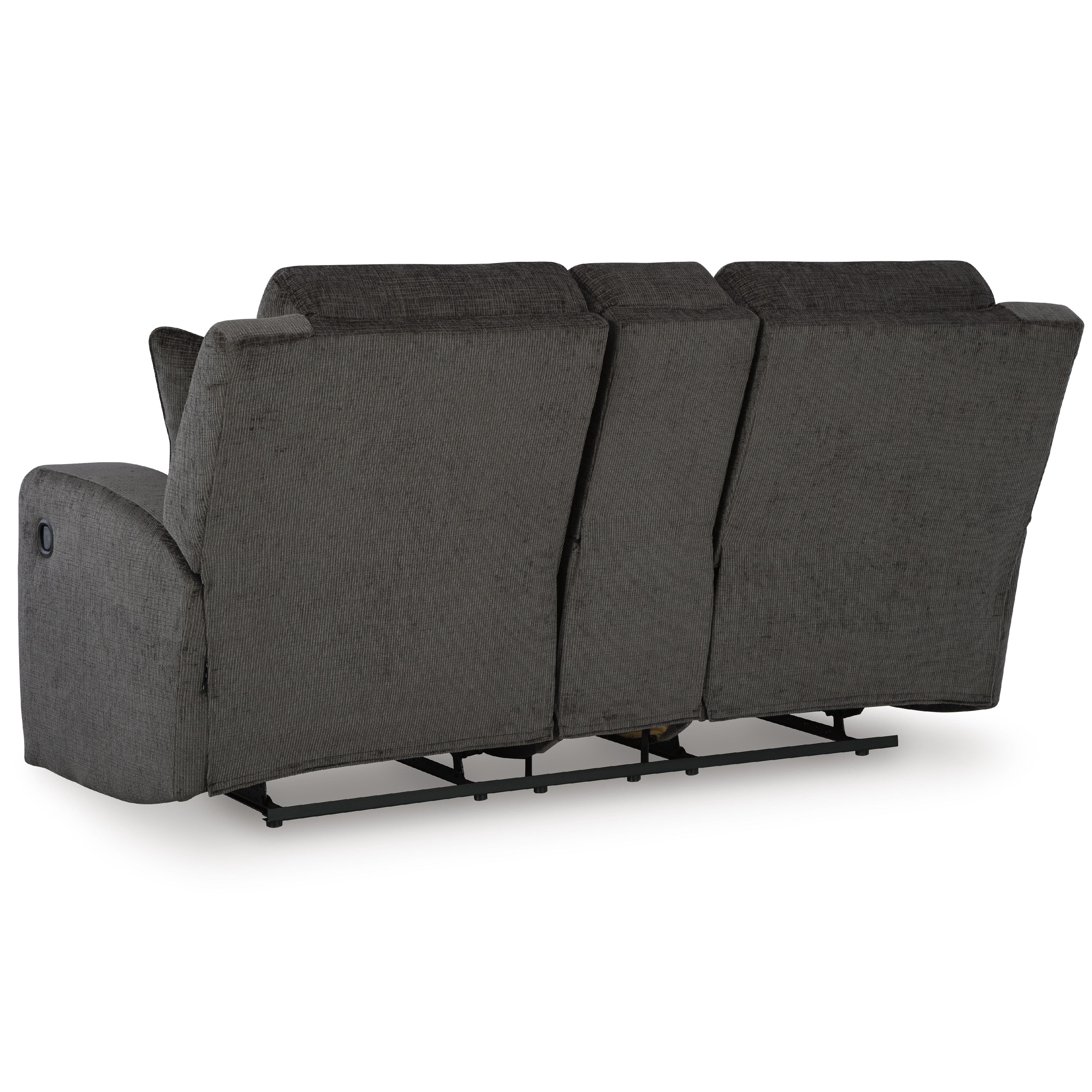 Diamond Modern Furniture Exclusive Design Kanlow Reclining Loveseat with Console 3860794 IMAGE 4