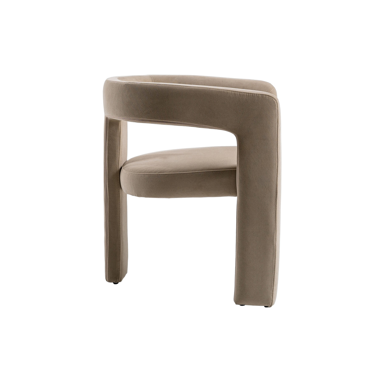 Cherish - Modern Beige Fabric Dining Chair