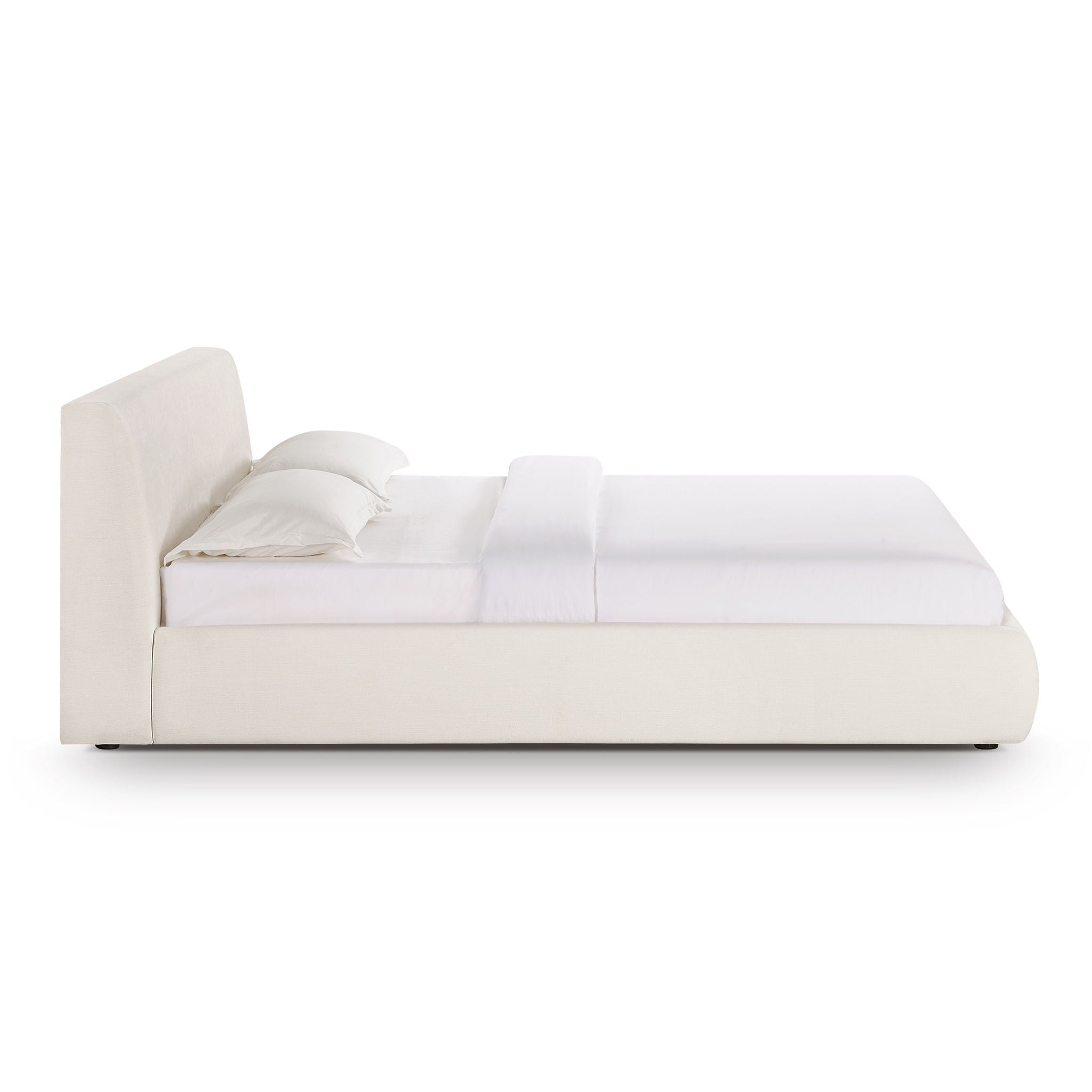 Isla - Upcycled Linen King Bed