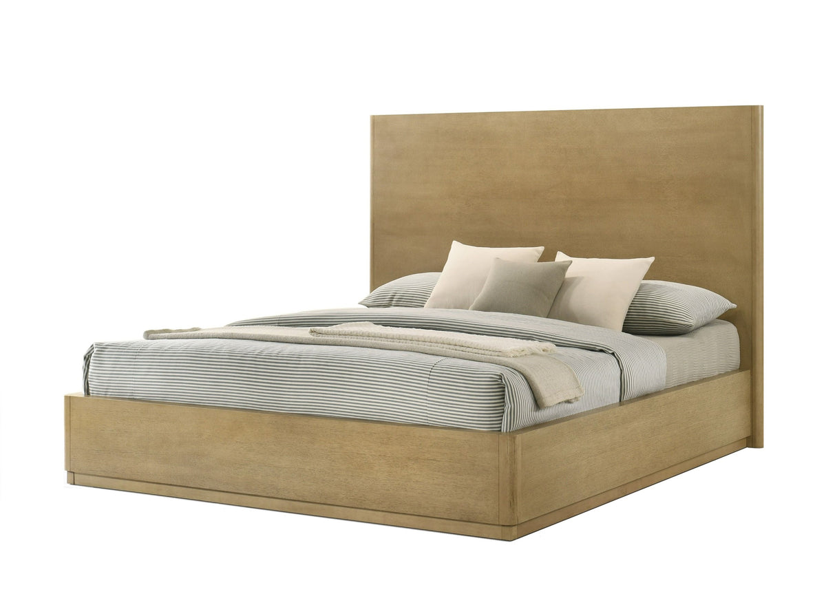 Santa Monica - Modern Natural Oak Bed