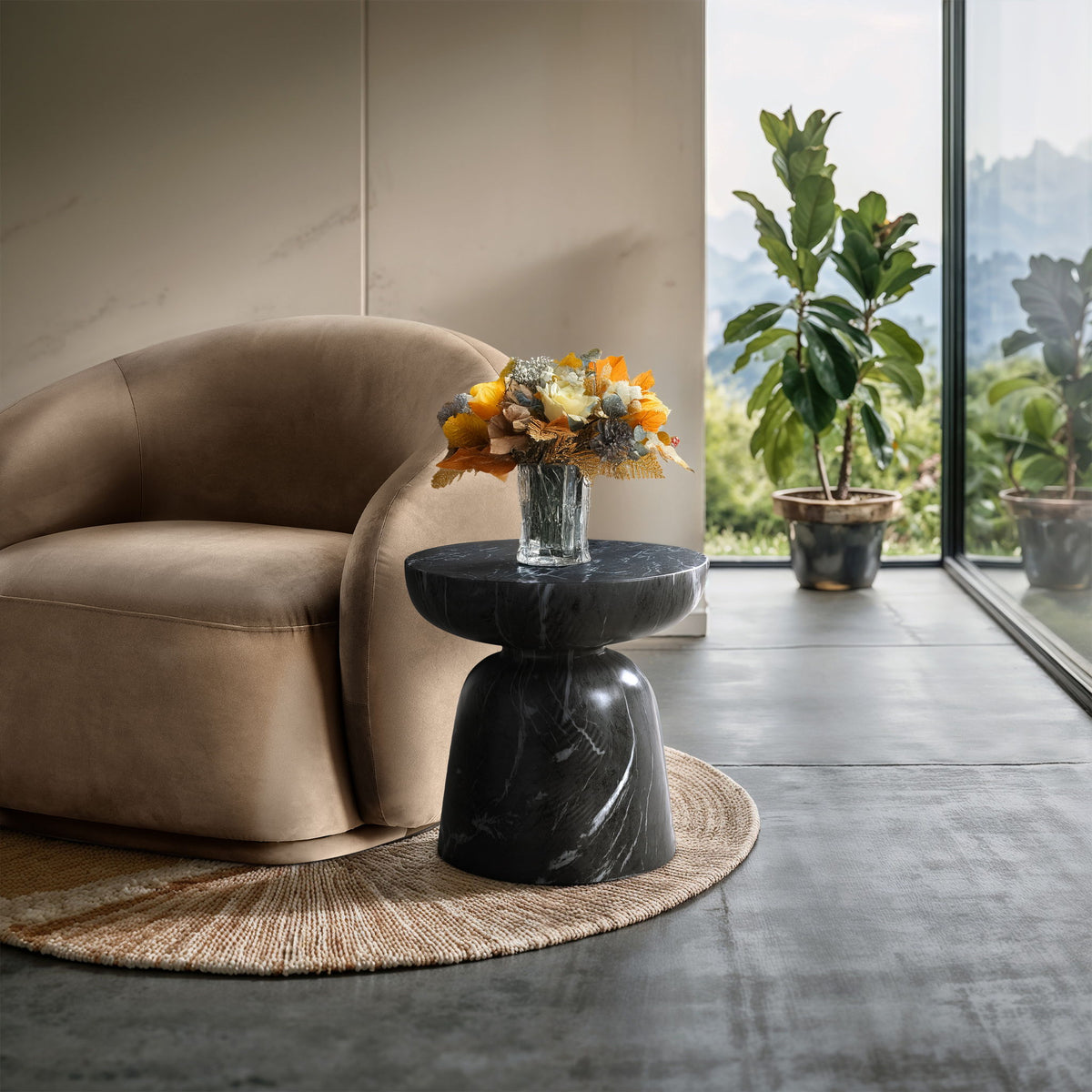 Avellino - Concrete End Table