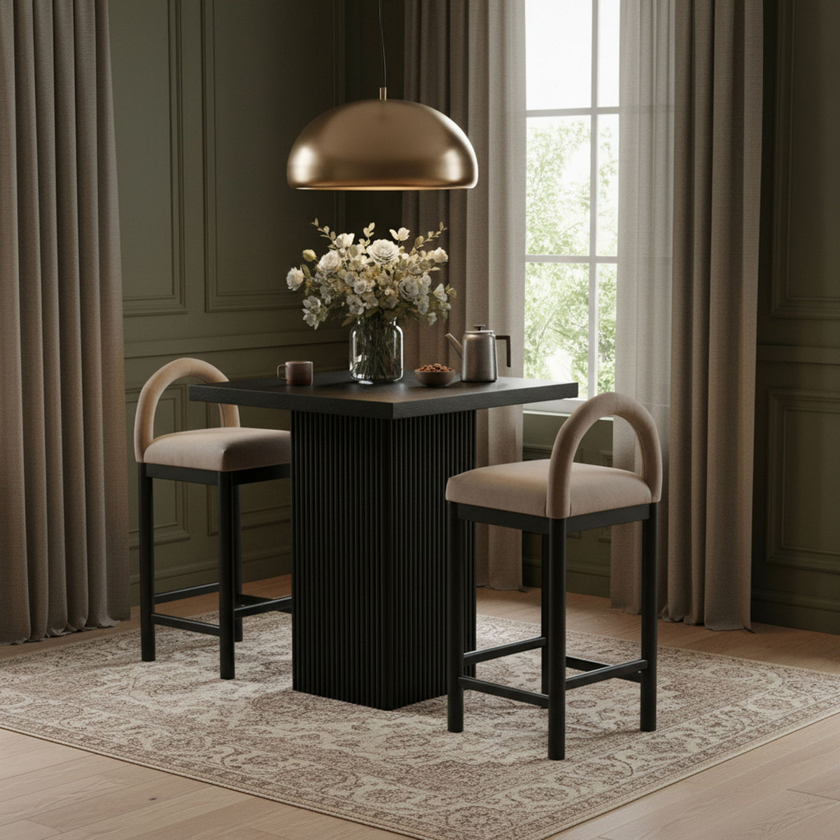 Belinda - Oak Veneer And Solid Wood Table
