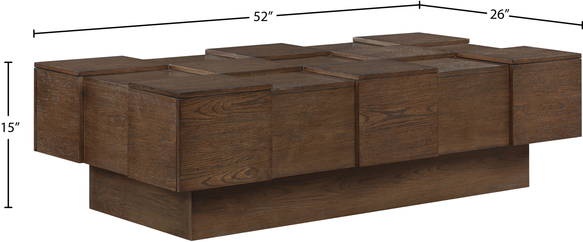 Anzio - Oak Veneer Coffee Table