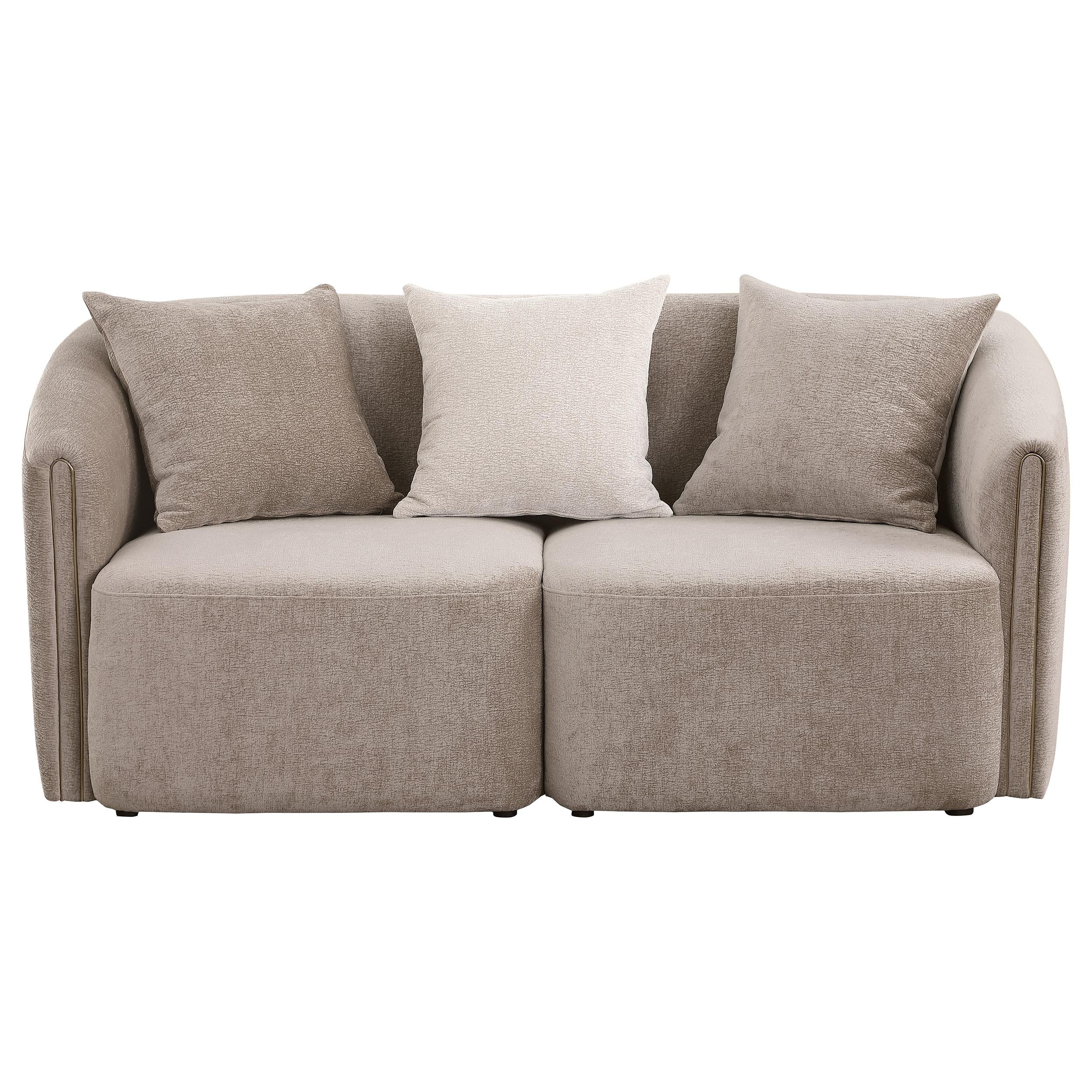 Coaster Furniture Townsend Stationary Fabric Loveseat 504755 IMAGE 2