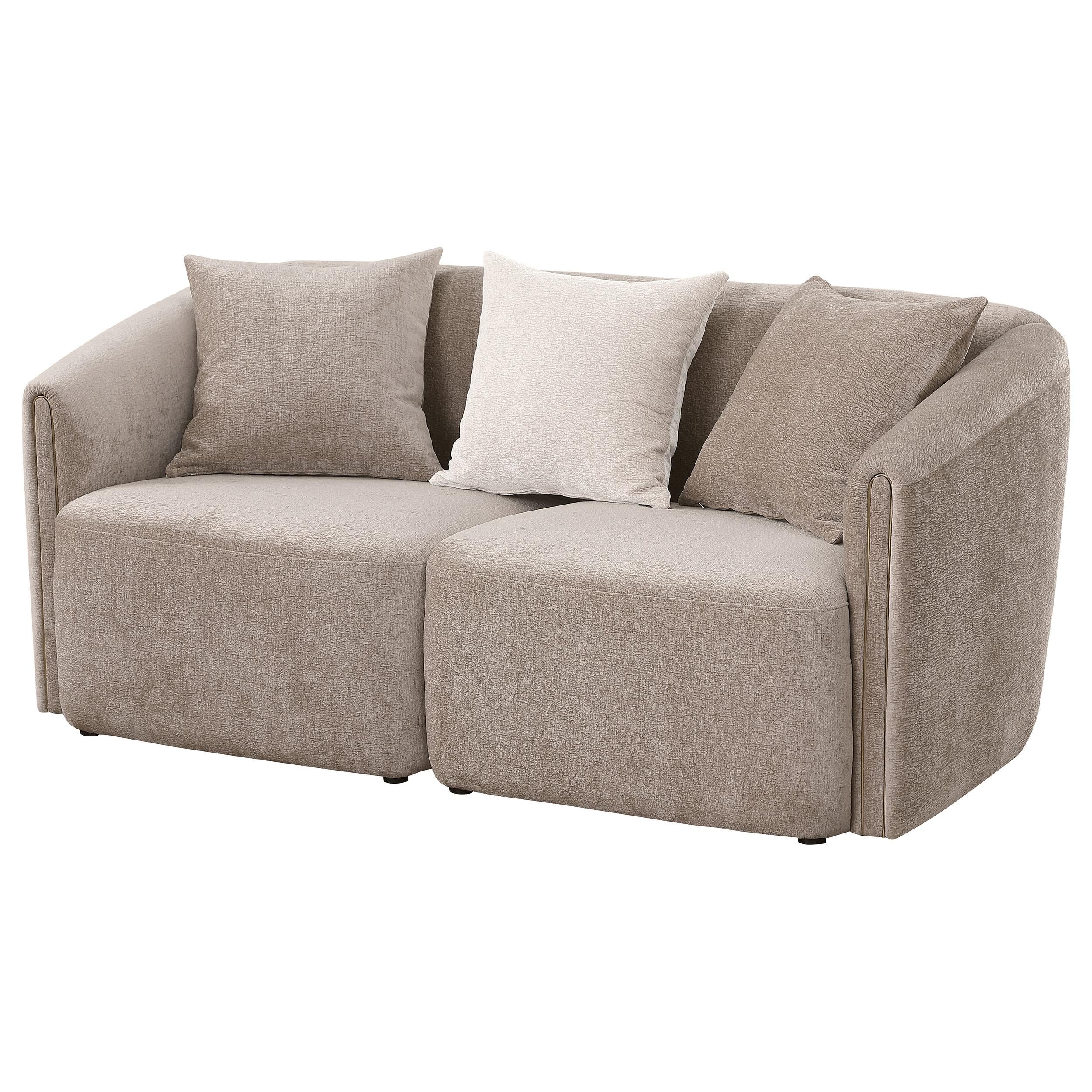 Diamond Modern Furniture COA Townsend Stationary Fabric Loveseat 504755 IMAGE 3