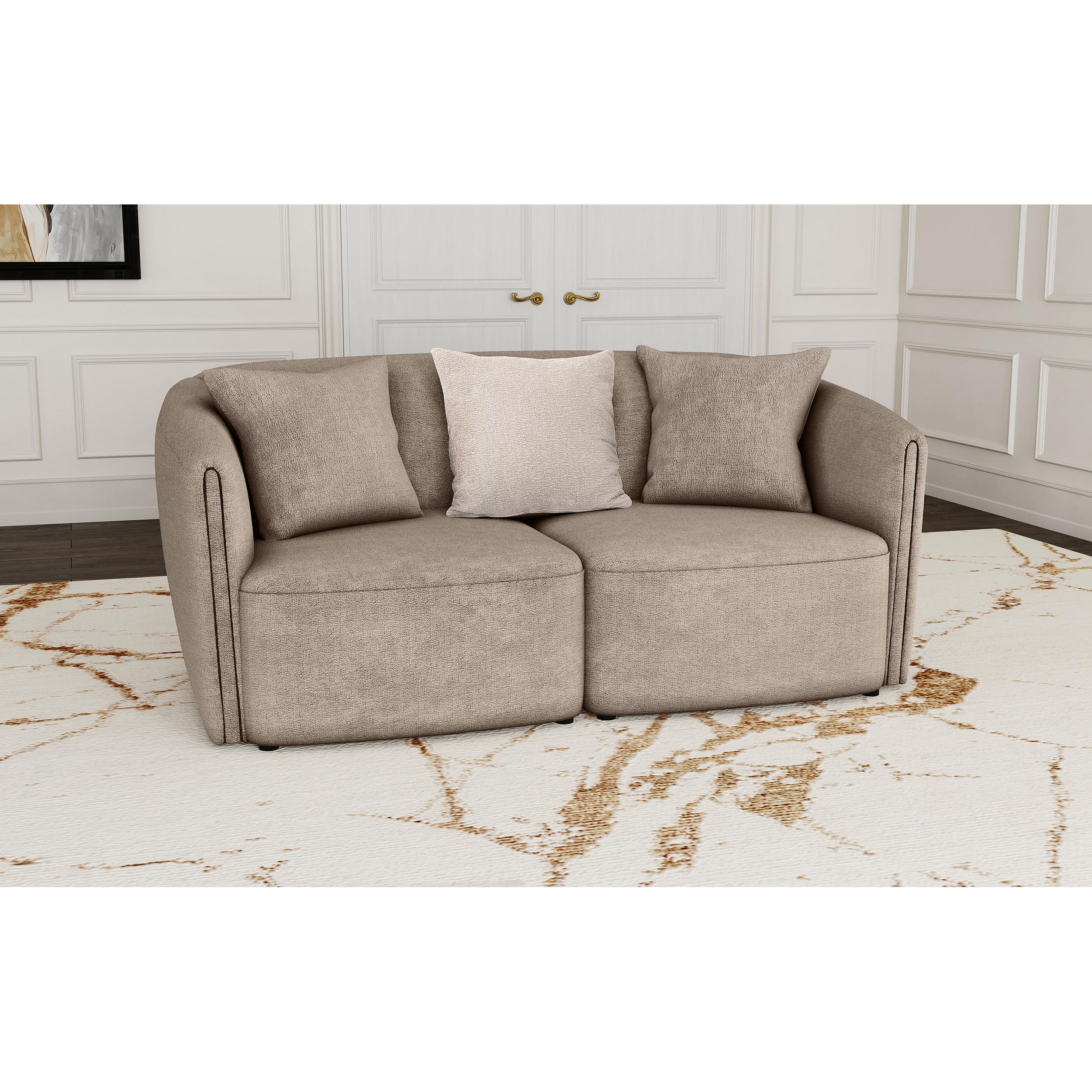 Diamond Modern Furniture COA Townsend Stationary Fabric Loveseat 504755 IMAGE 8
