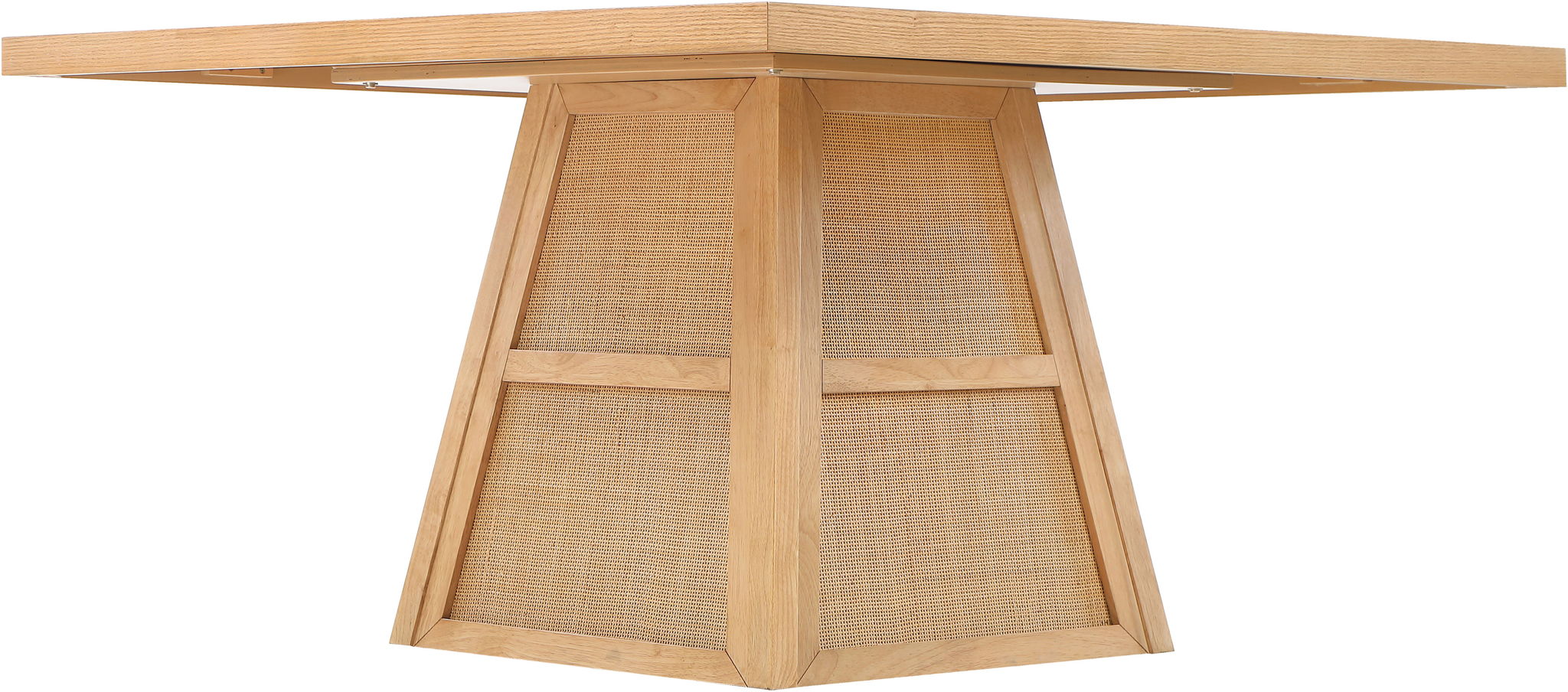 Fenwick - Cane Oak Veneer And Solid Wood Dining Table