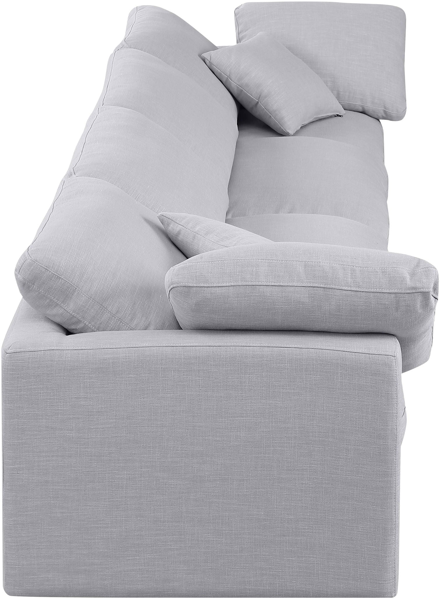 Indulge - Linen 4 Seat Modular Sofa