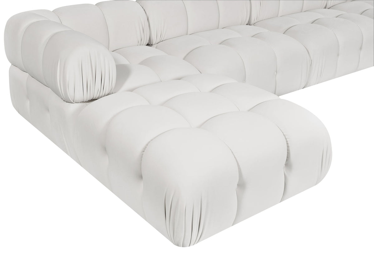 Orin - Fabric Velvet 5 Piece Modular Sectional