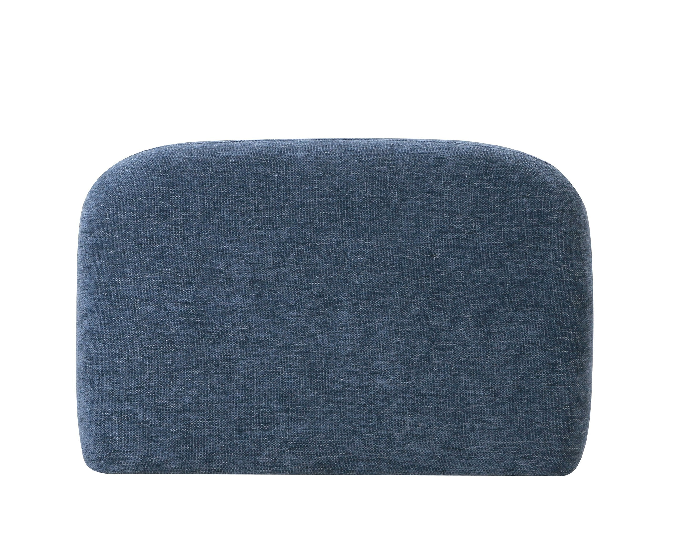 Divani Casa Forman - Modern Blue Fabric Modular Armless Sectional Seat
