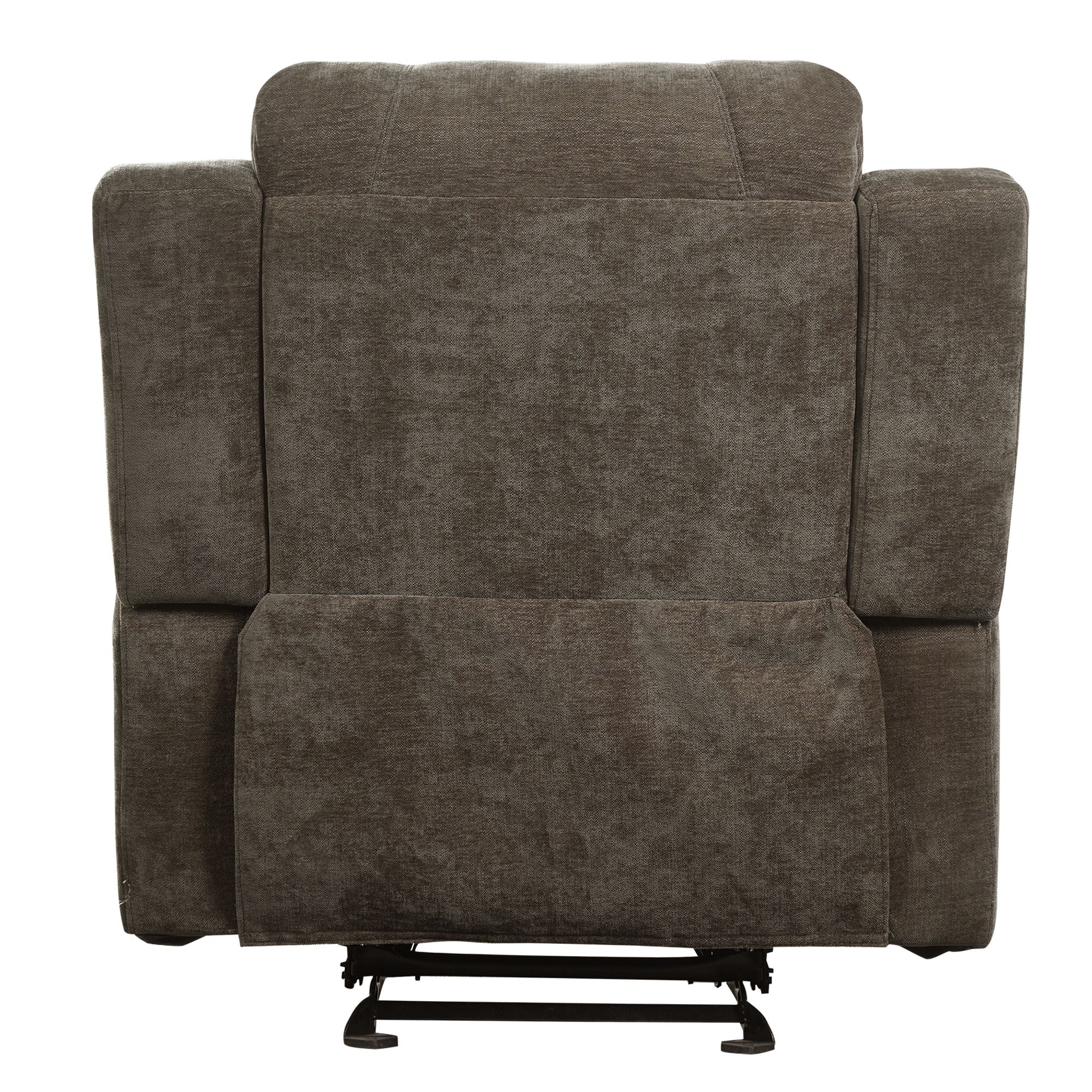 Upholstered Manual Recliner Chair With 3 Adjustable Backrest Positions