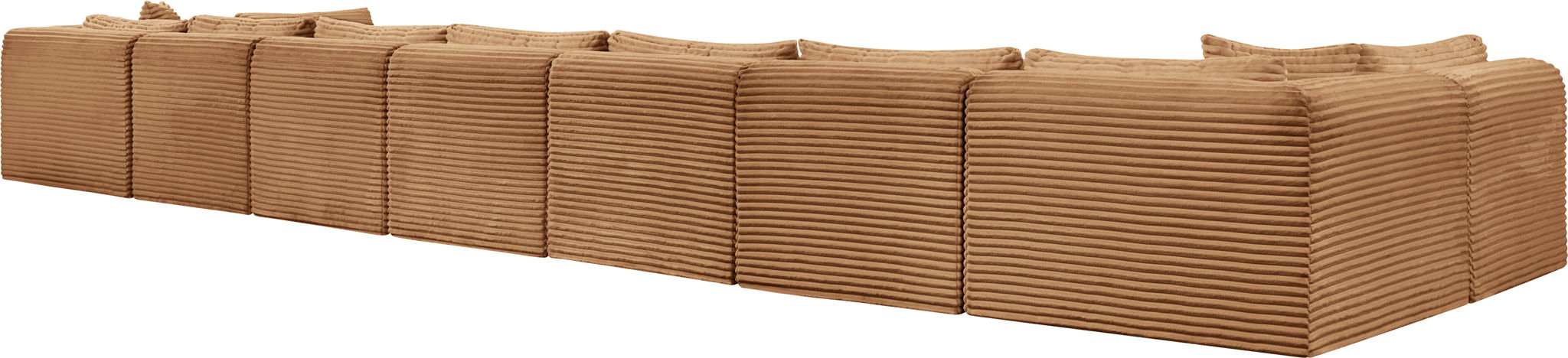Shaggy - Fabric 9 Piece Modular Sectional