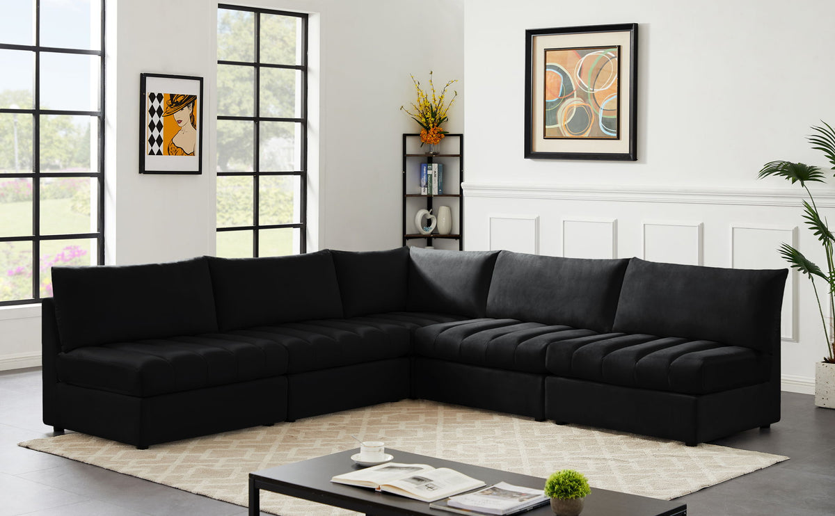 Jacob - Modular Corner Armless Sectional 5 Piece
