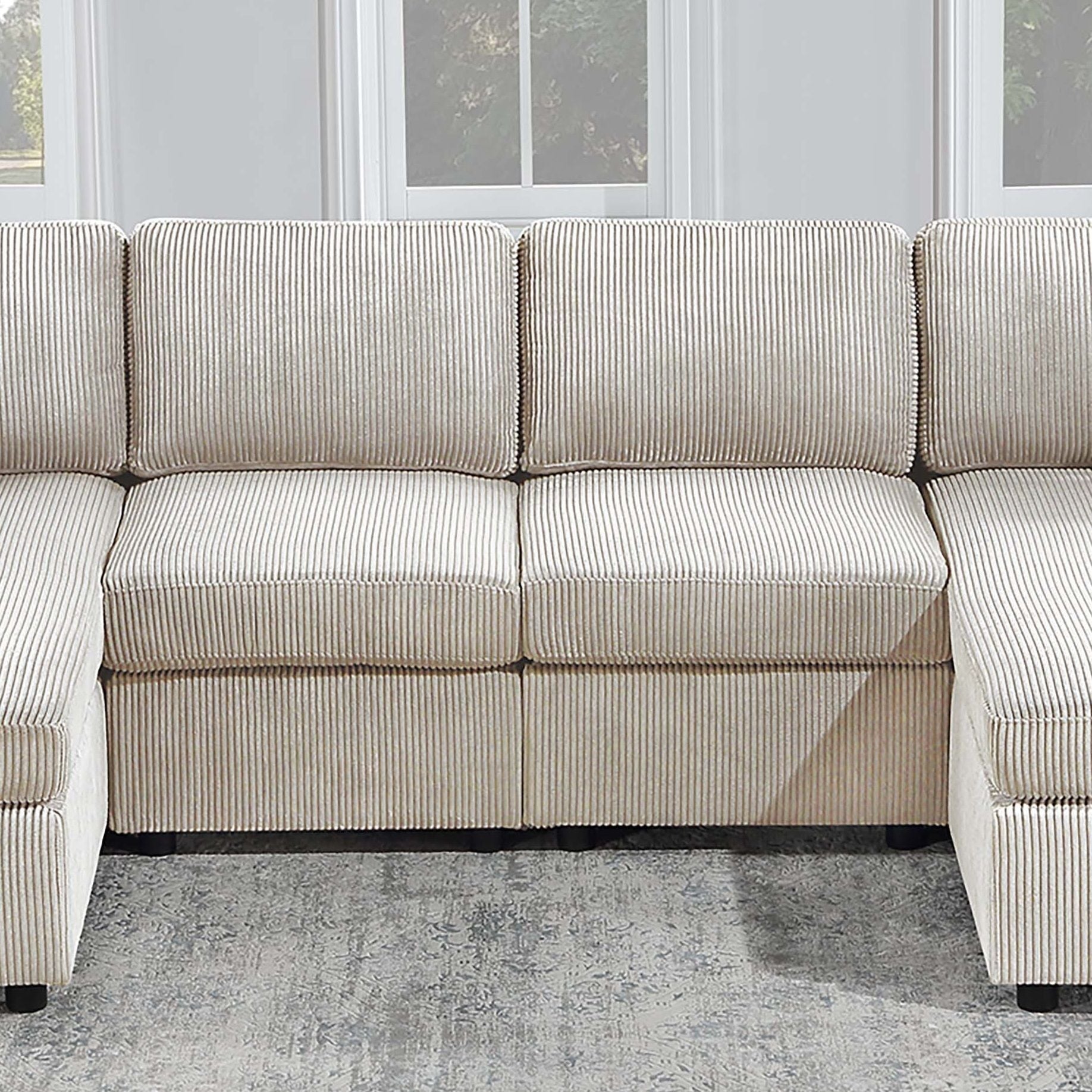 Modern Design Sectional Set With Right And Left Arm Chaise