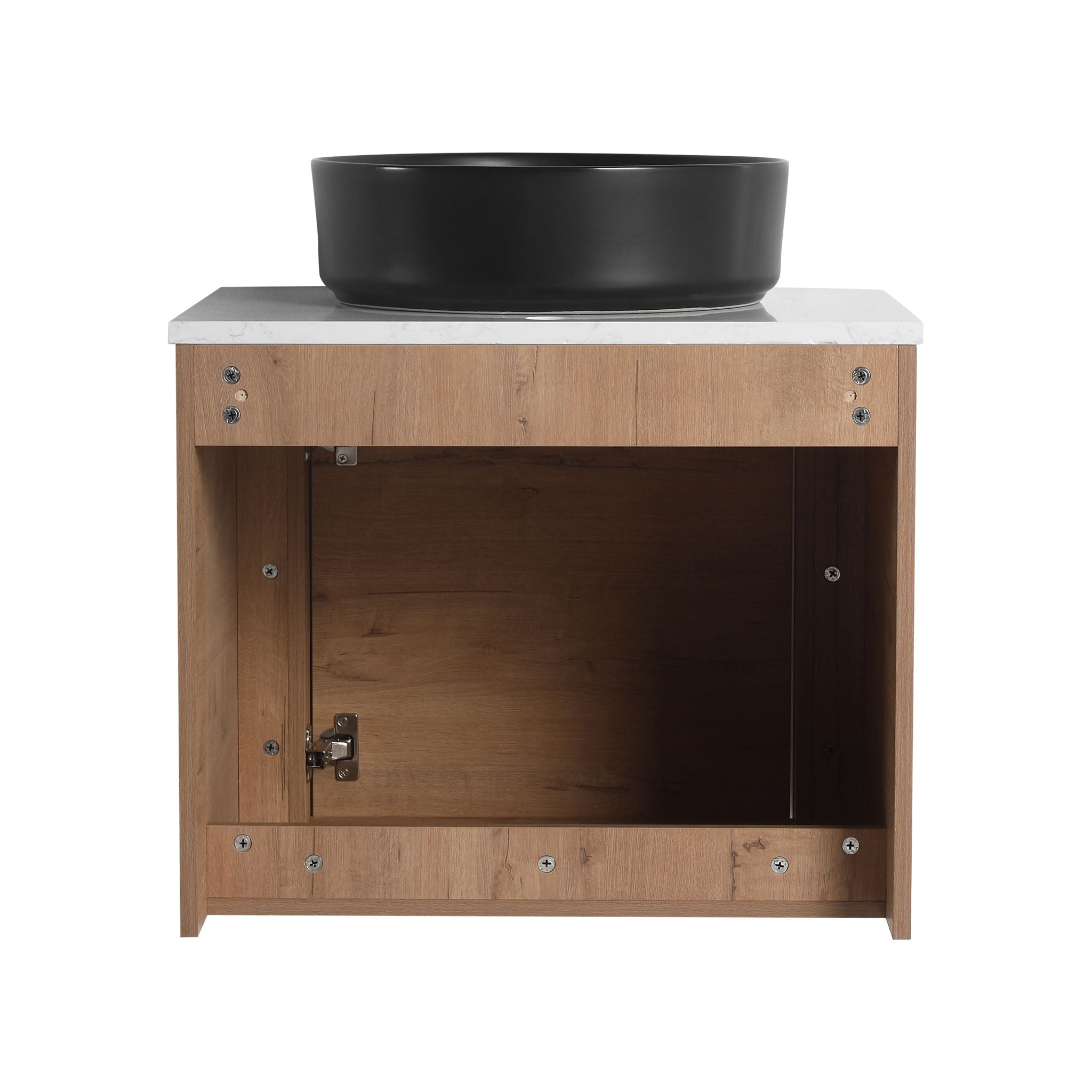Wall Mounted Bathroom Vanity & Art Sink & 1 Soft Close Door