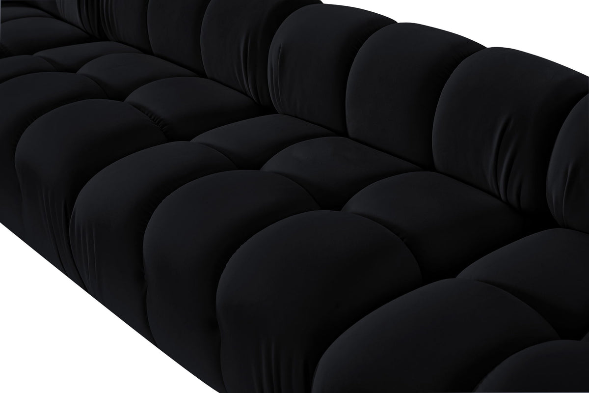 Orin - Velvet 5 Piece Modular Sectional