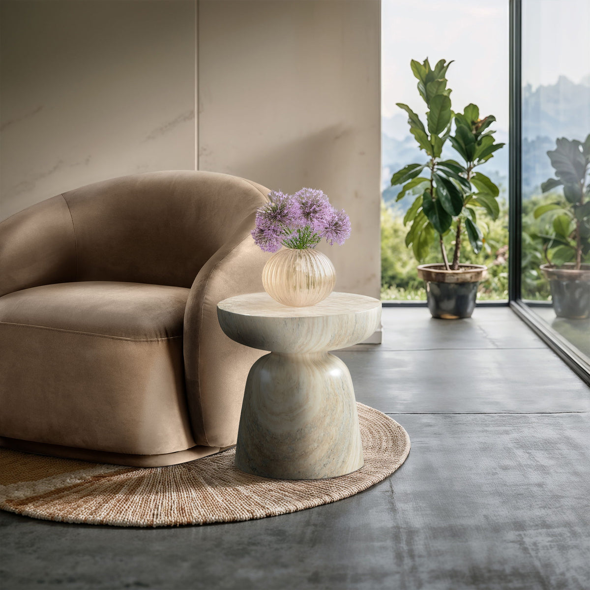 Avellino - Concrete End Table