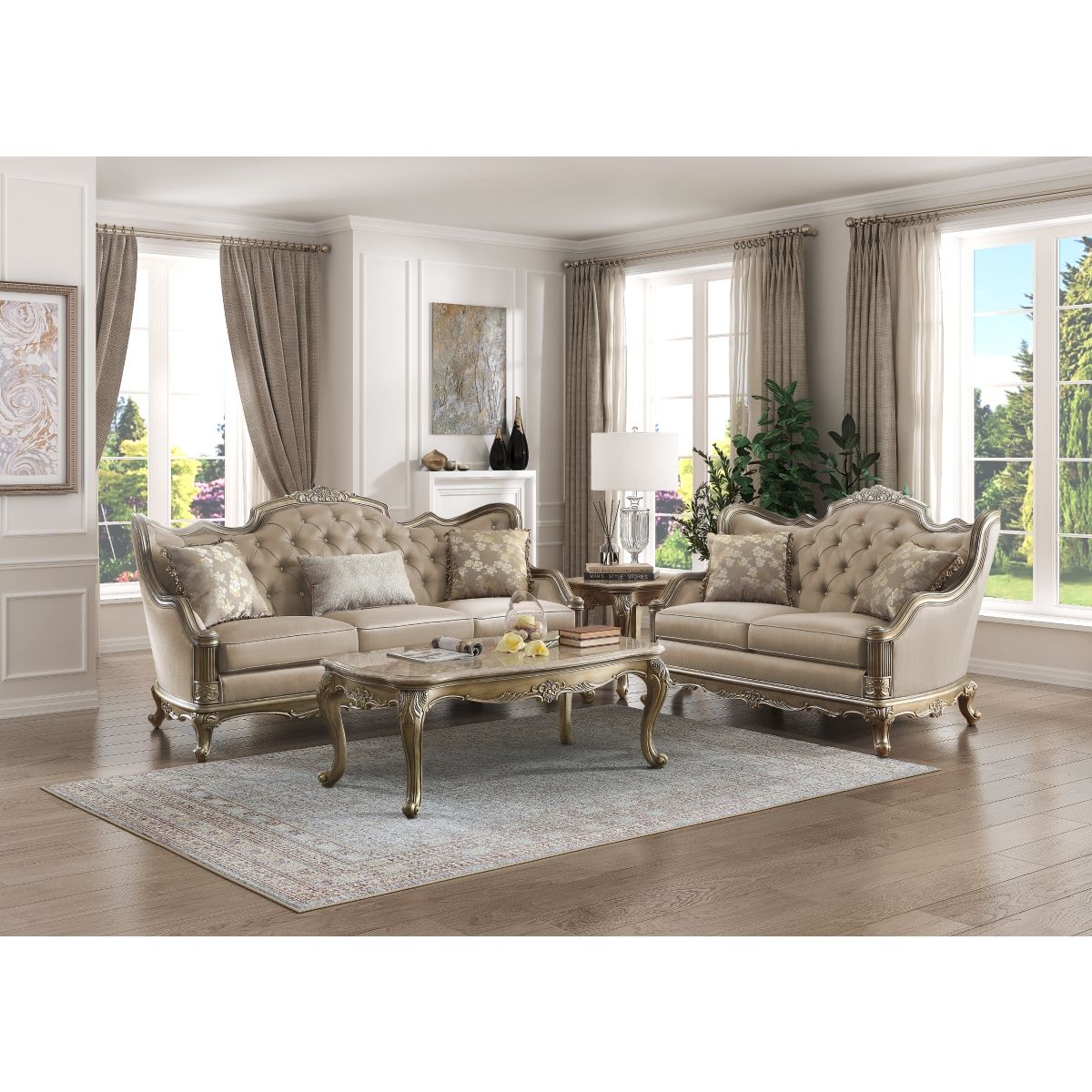 Florentina - Loveseat - Taupe