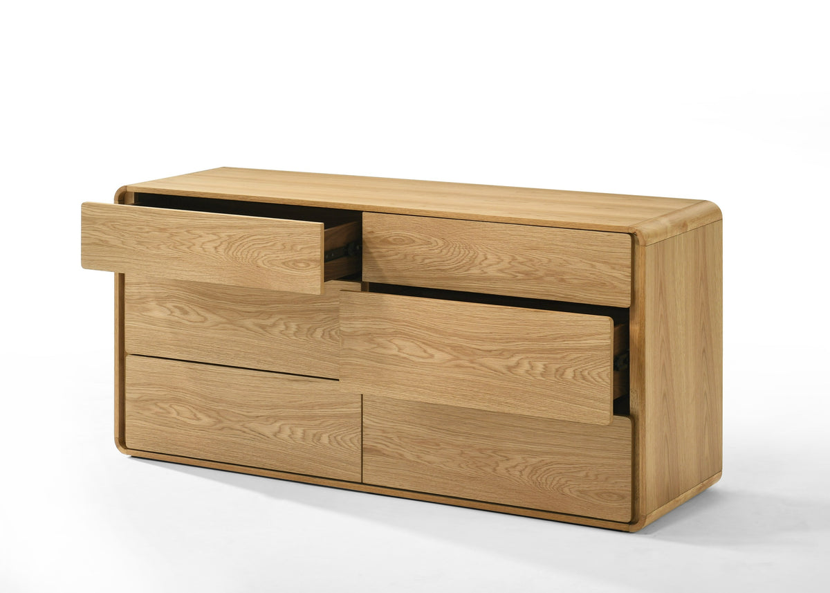 Dustin - Modern Natural Oak Dresser