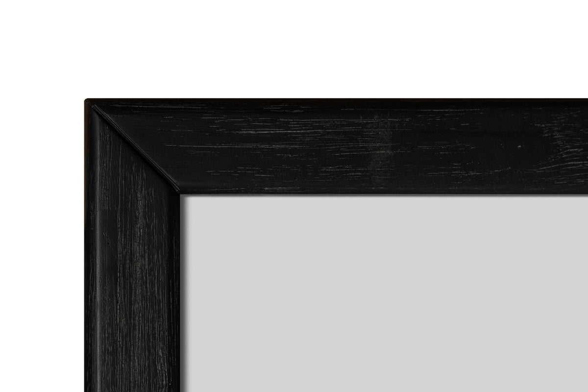Fields - Modern Black Acacia Mirror