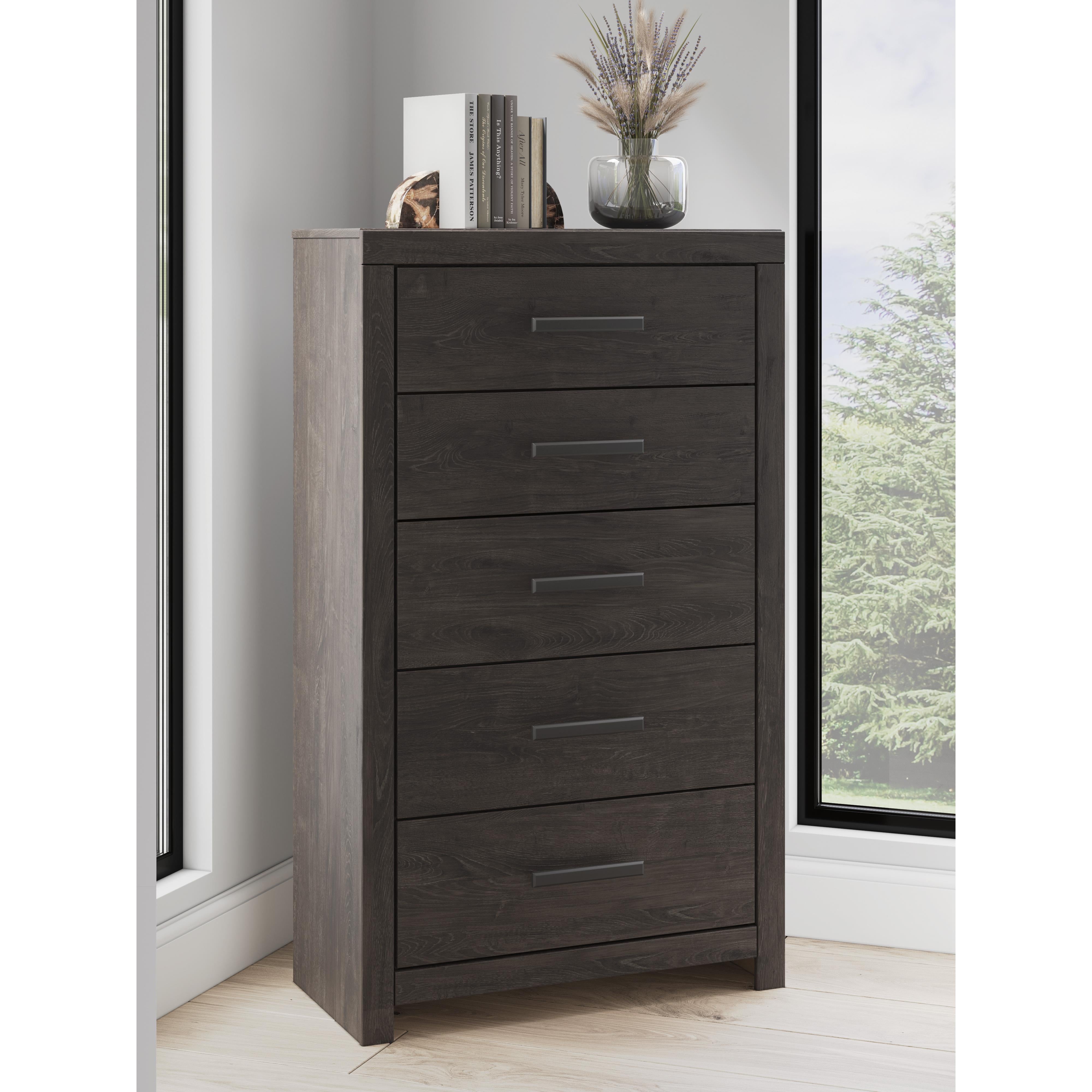 Diamond Modern Furniture Exclusive Design Prendonea 5-Drawer Chest B3789-46 IMAGE 7