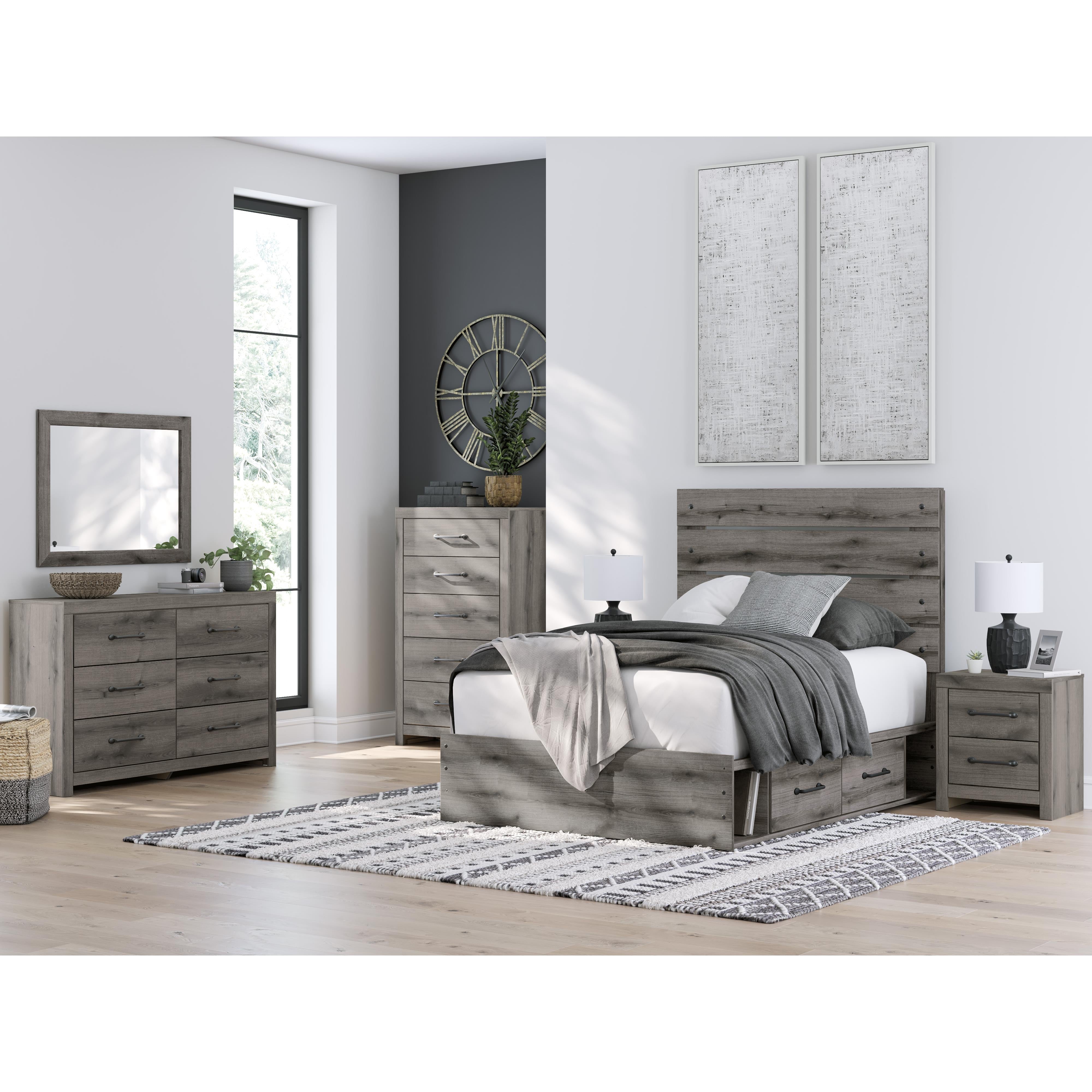 Diamond Modern Furniture Exclusive Design Graystorm Dresser Mirror PCB2405-36 IMAGE 10