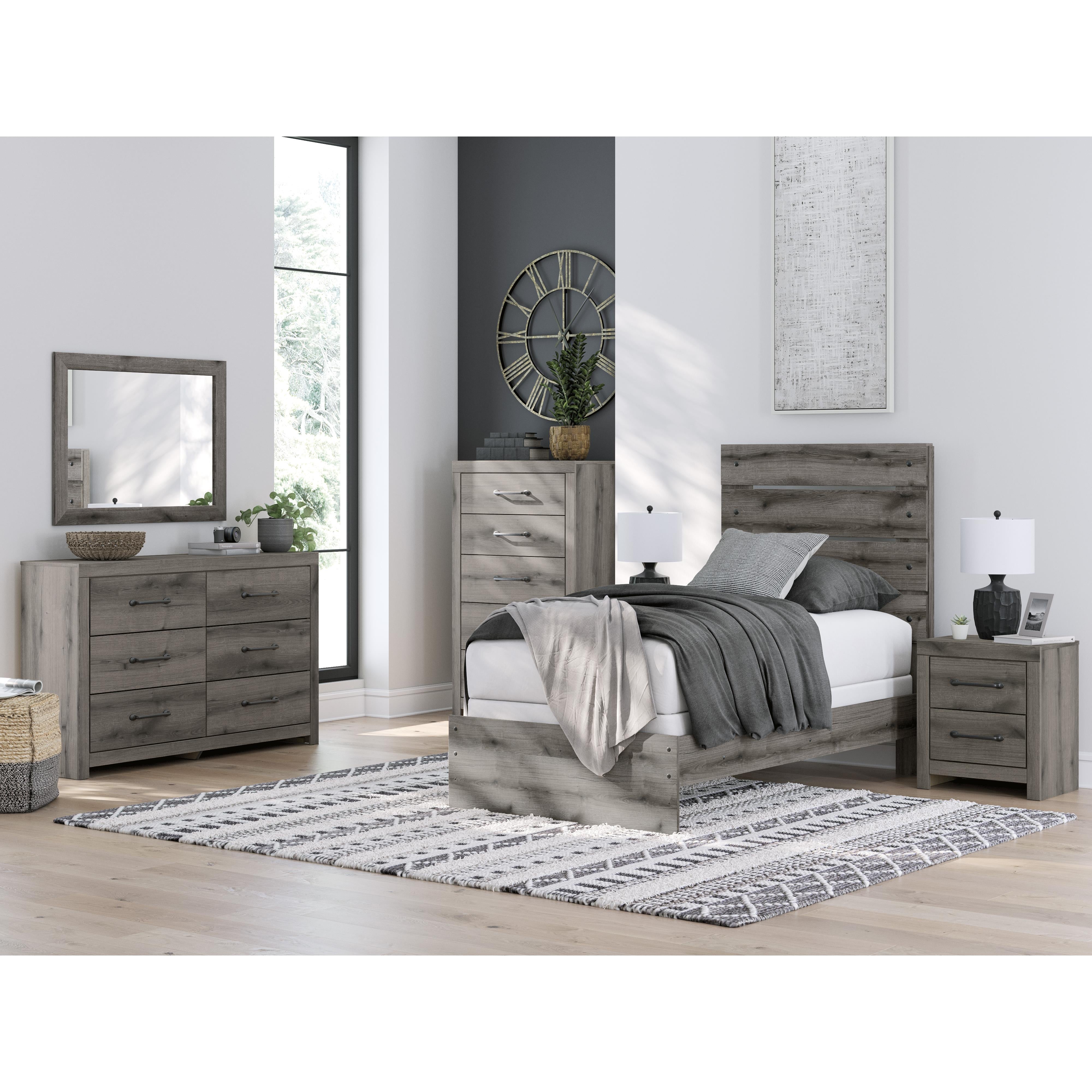 Diamond Modern Furniture Exclusive Design Graystorm Dresser Mirror PCB2405-36 IMAGE 12